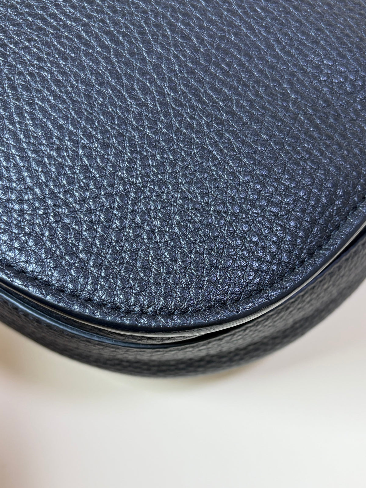 Christian Dior Black grained calfskin Bobby Medium Bag