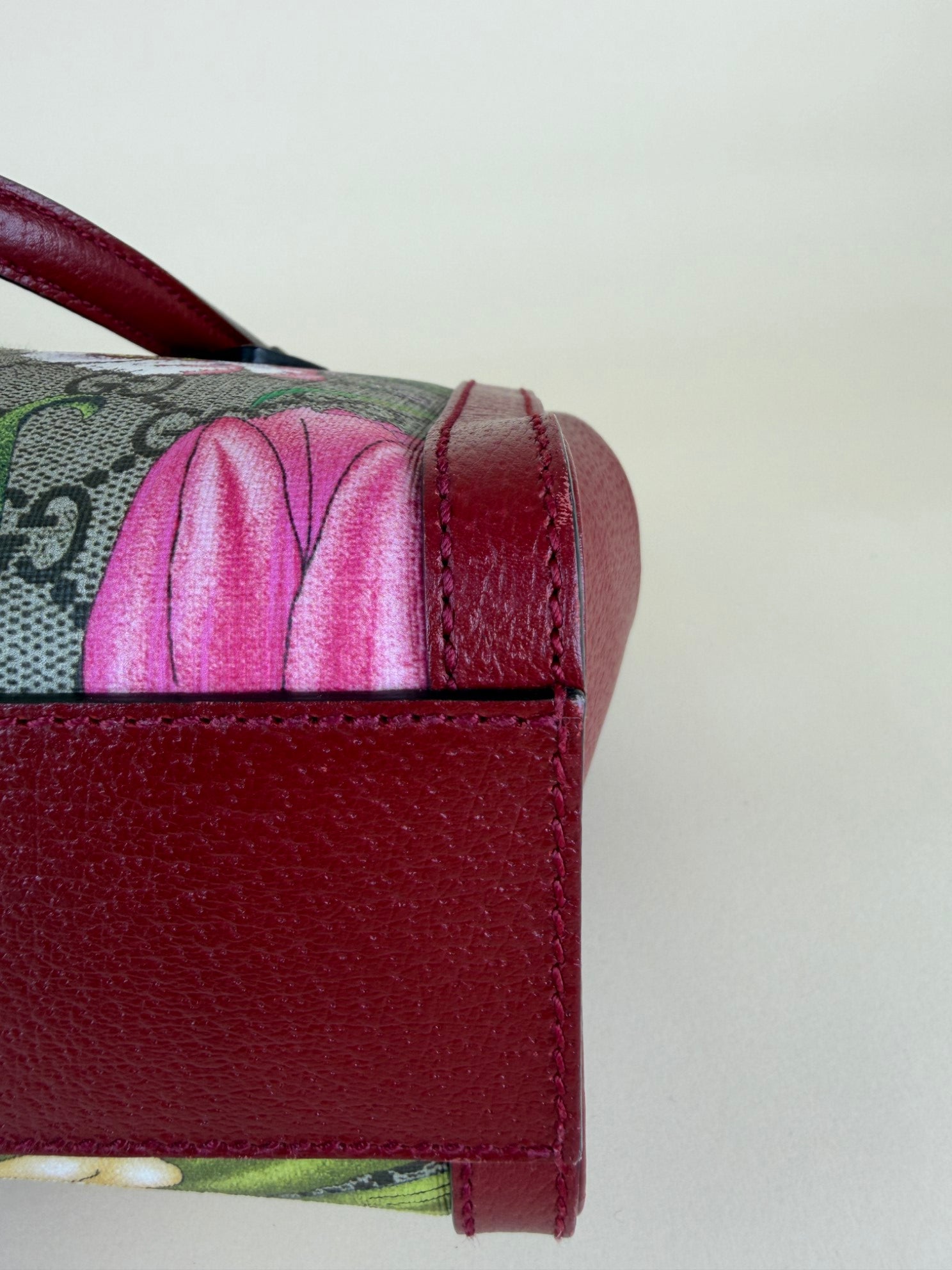 Gucci Ophidia totty bag floral gg red