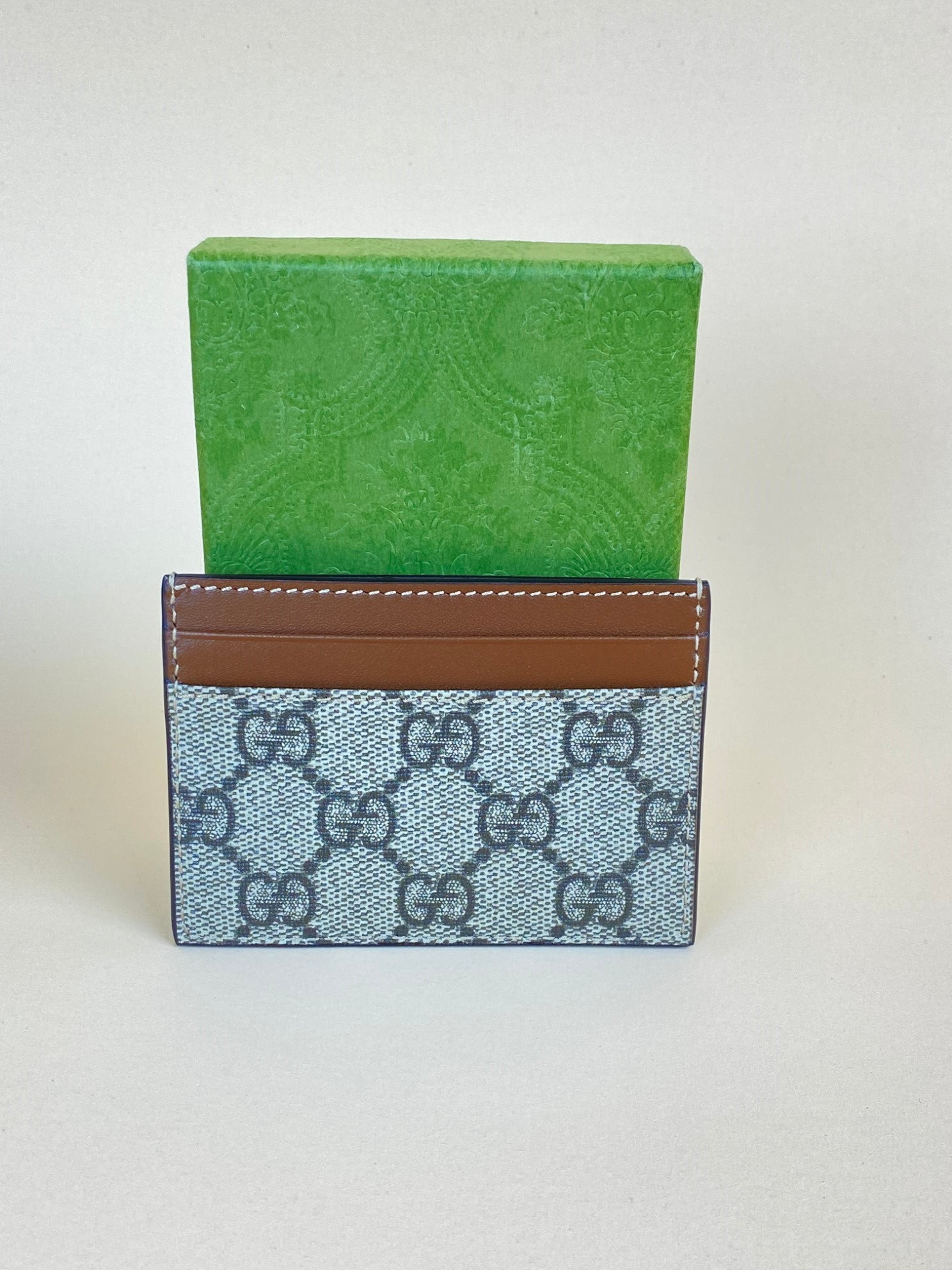 Gucci Brown GG Card Holder-Card Holder-Gucci-The Closet Egypt