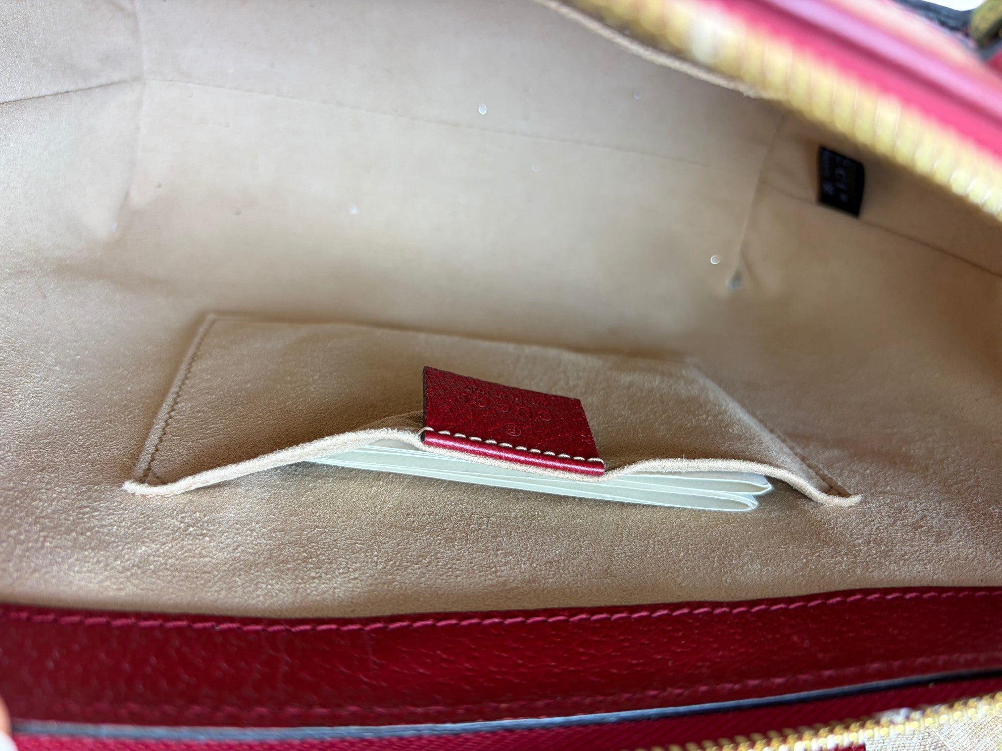 Gucci Ophidia totty bag floral gg red