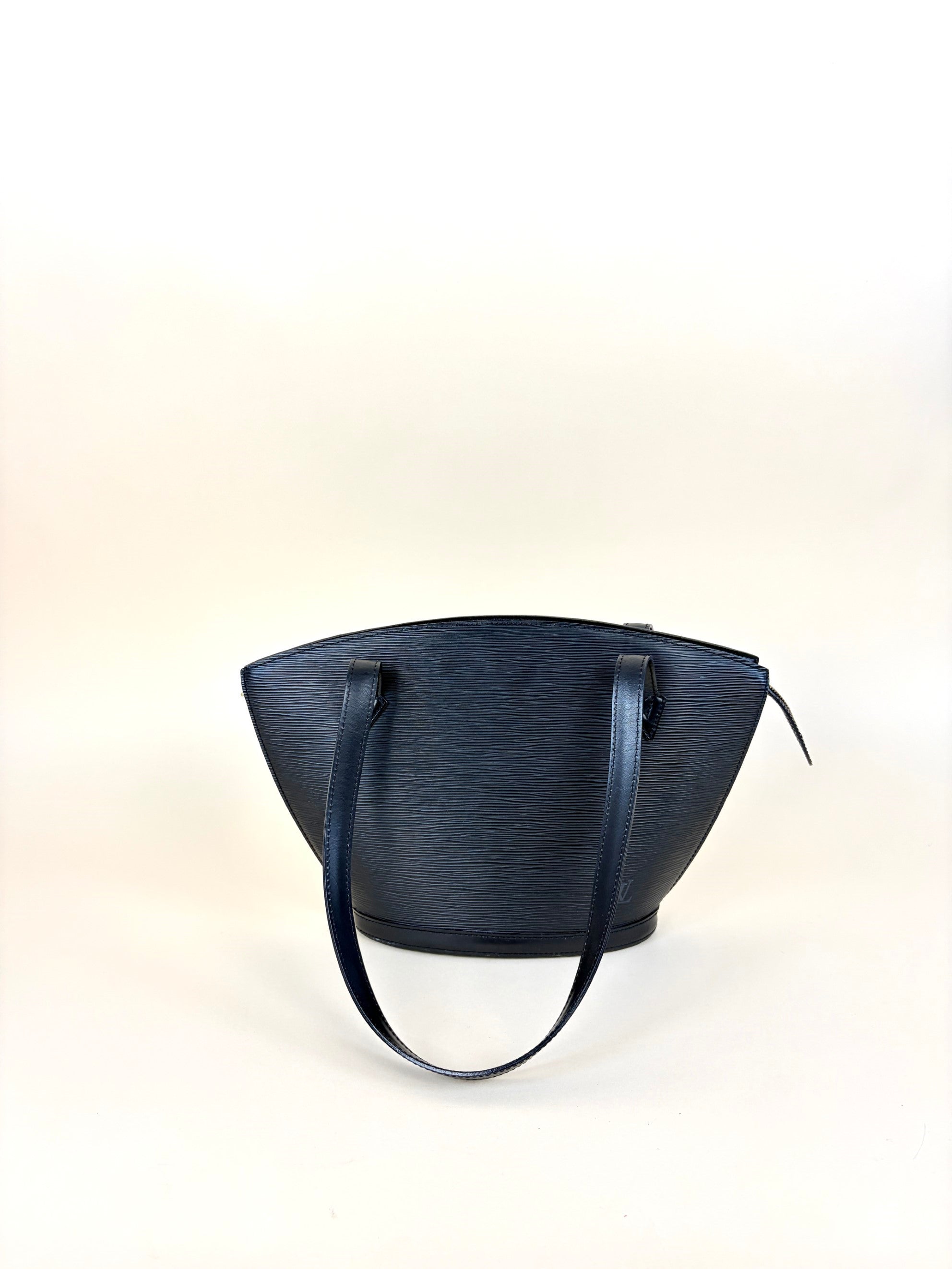 Louis Vuitton Black epi leather saint Jacques pm bag