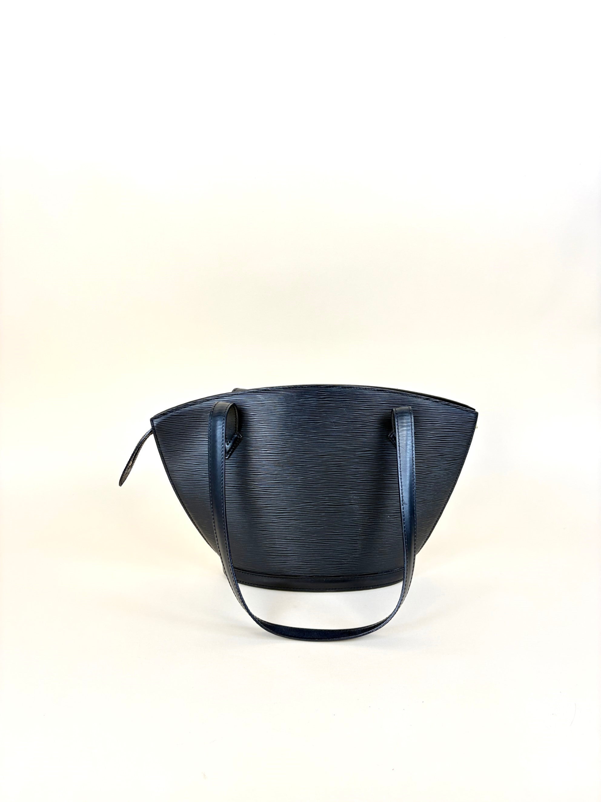 Louis Vuitton Black epi leather saint Jacques pm bag