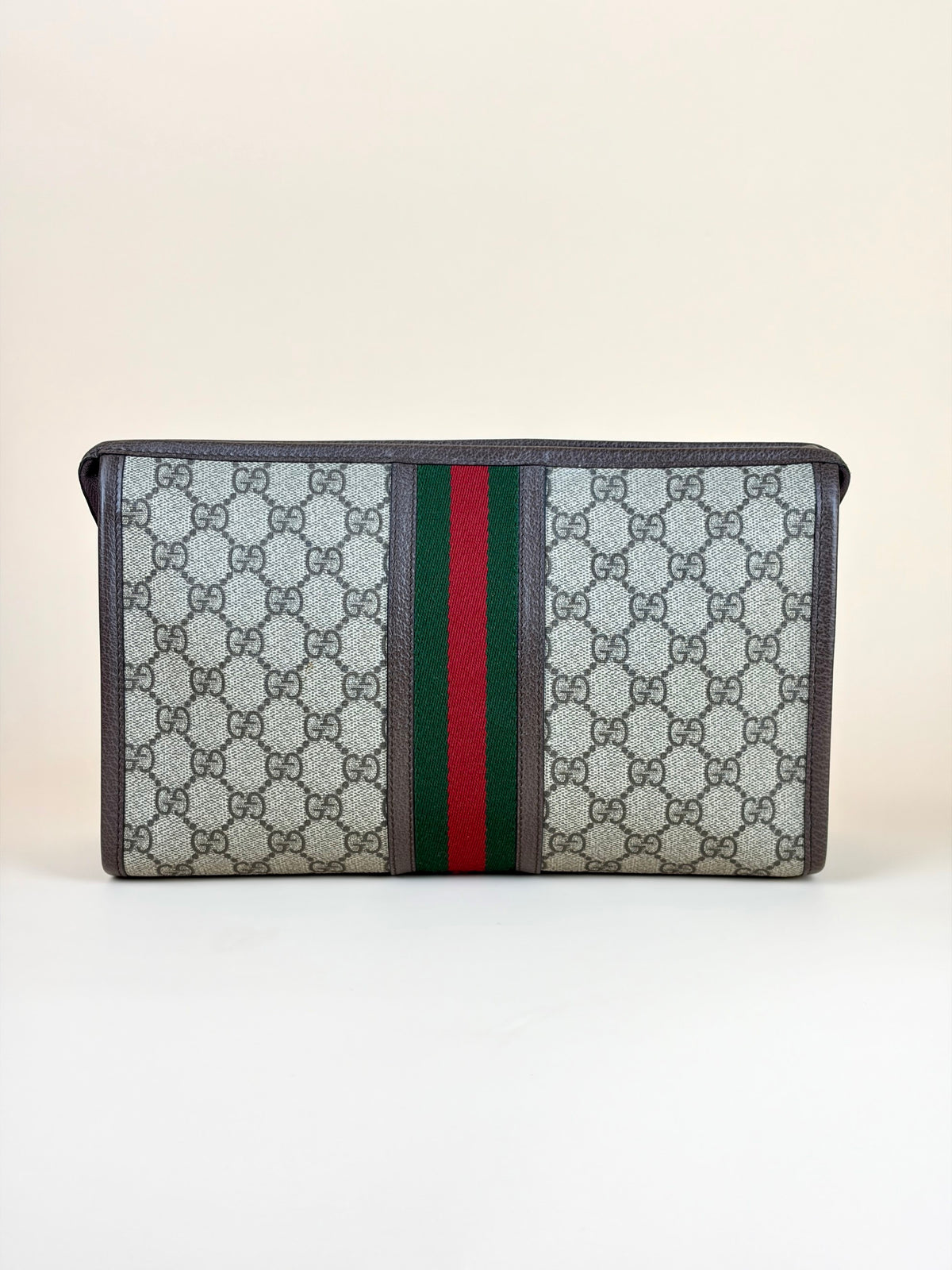 Gucci gg supreme monogram Ophidia toilerty case