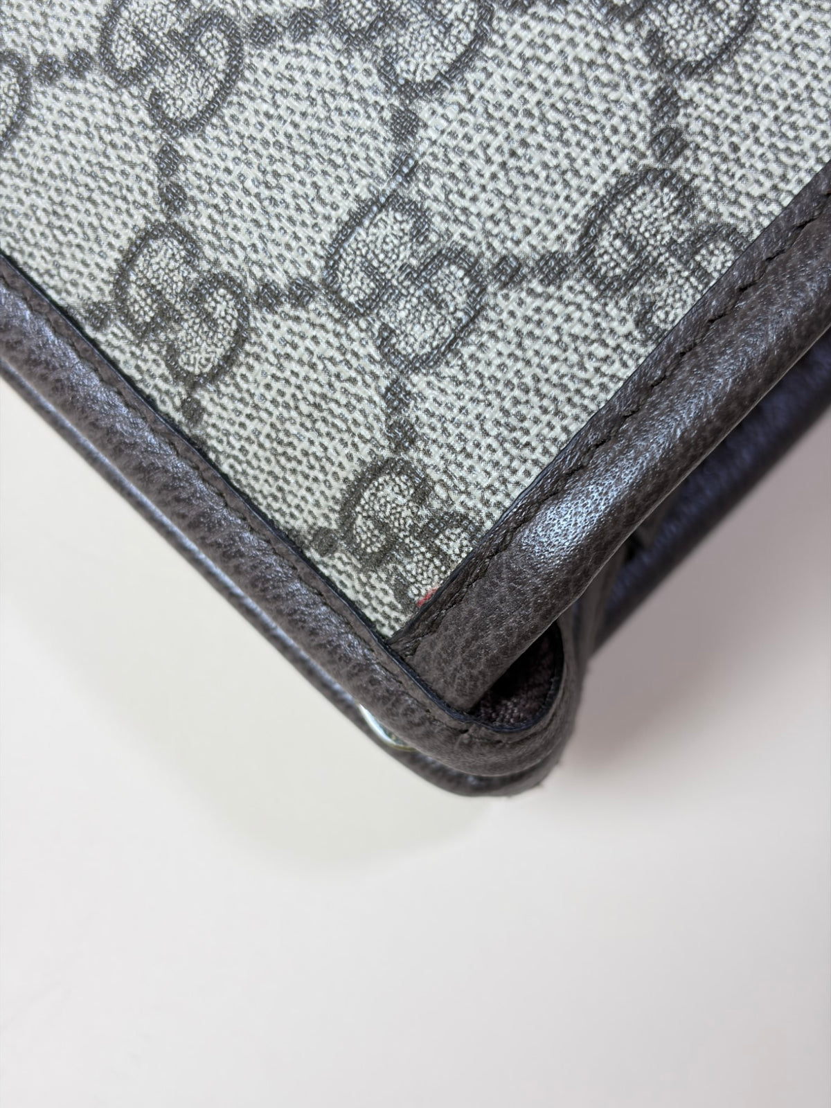 Gucci gg supreme monogram Ophidia toilerty case