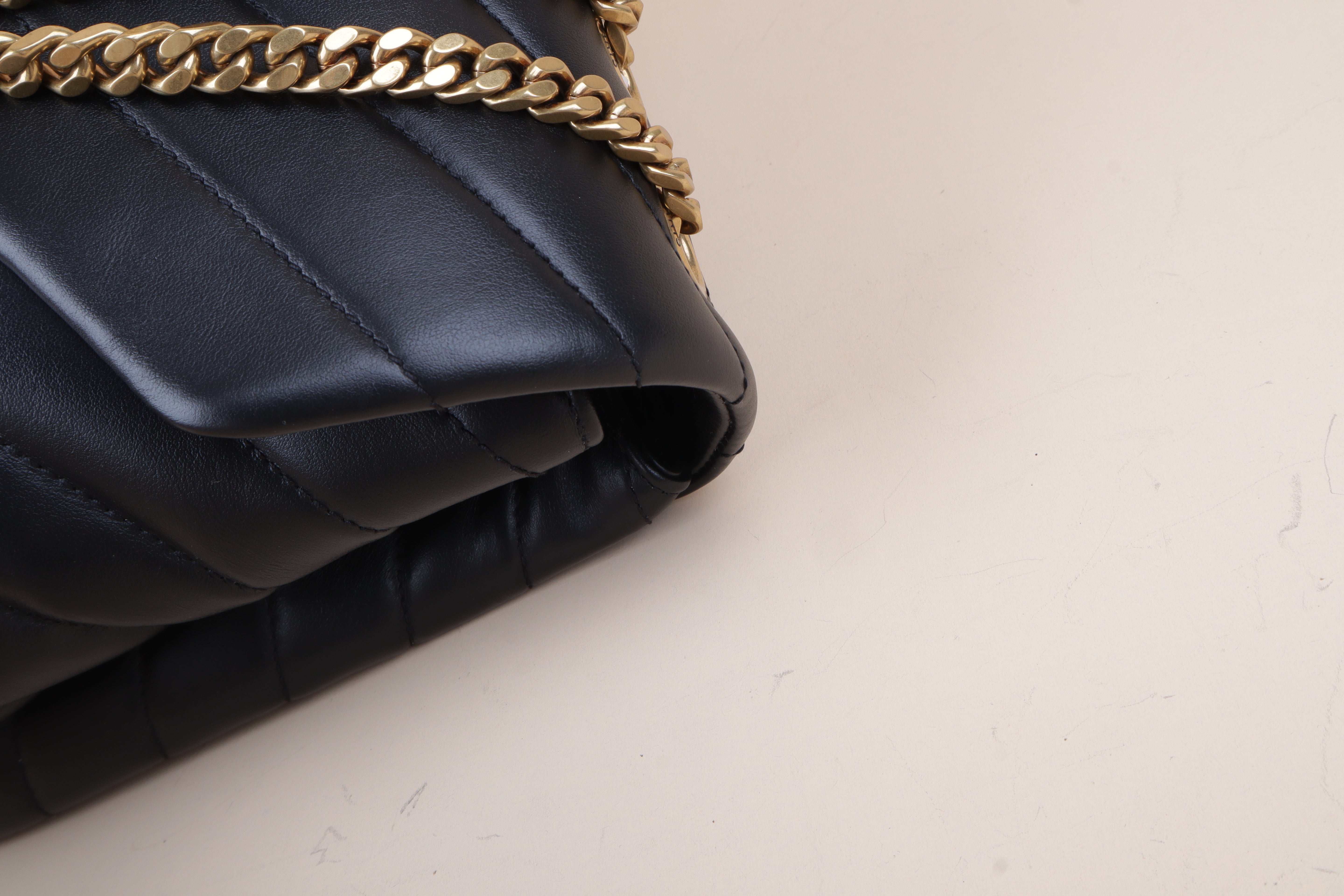 YSL Black Loulou Medium Bag
