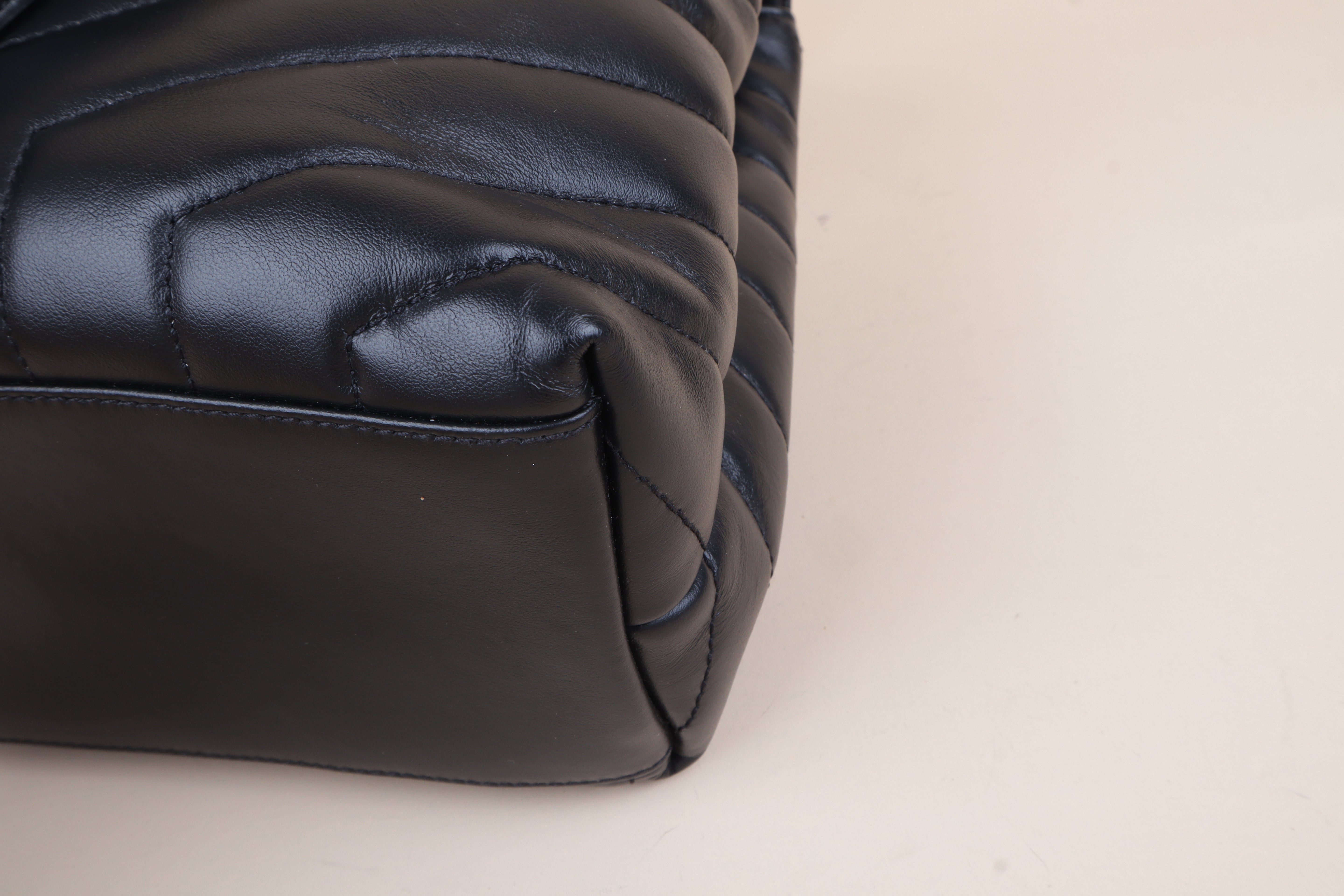 YSL Black Loulou Medium Bag