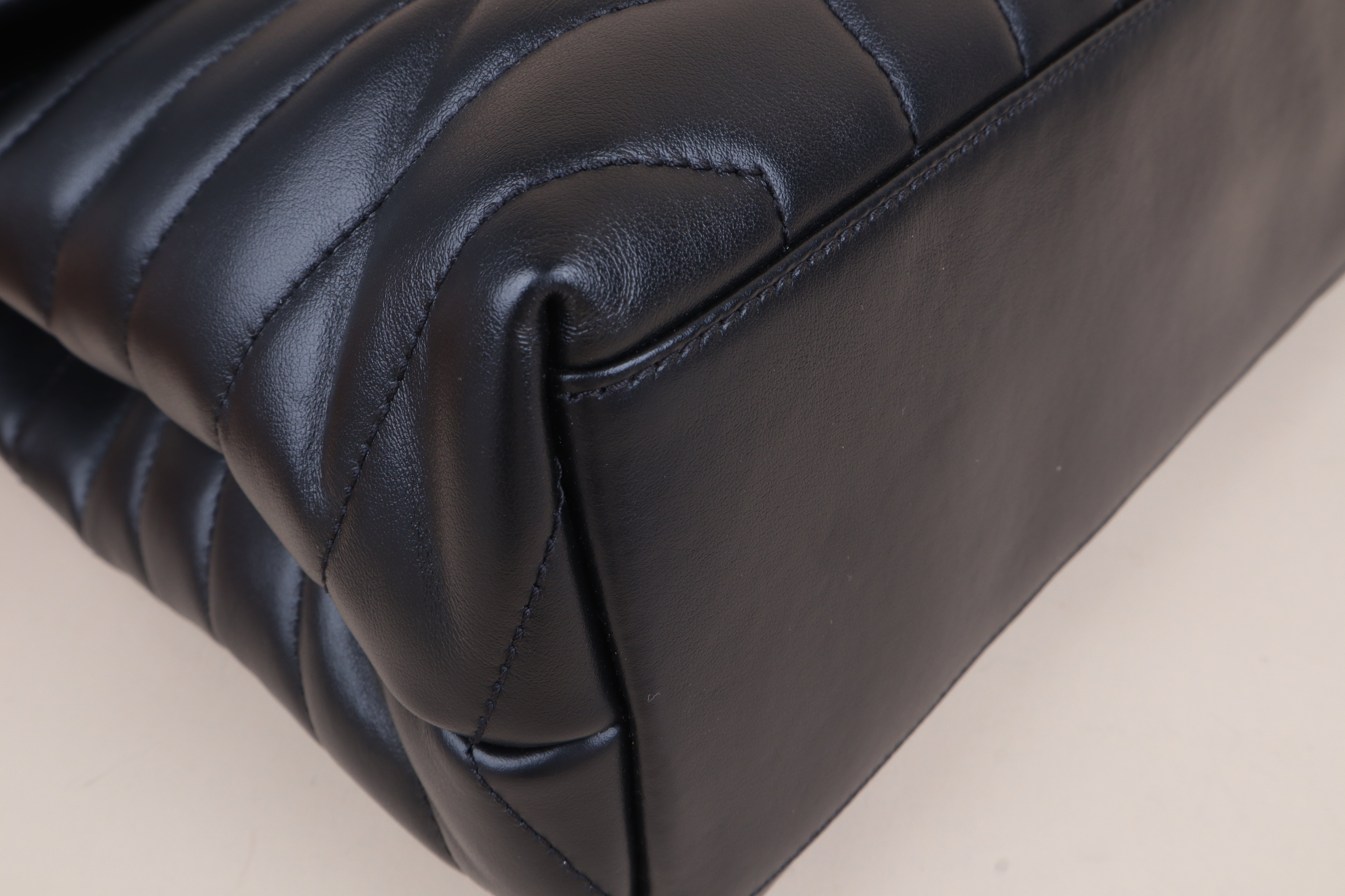 YSL Black Loulou Medium Bag