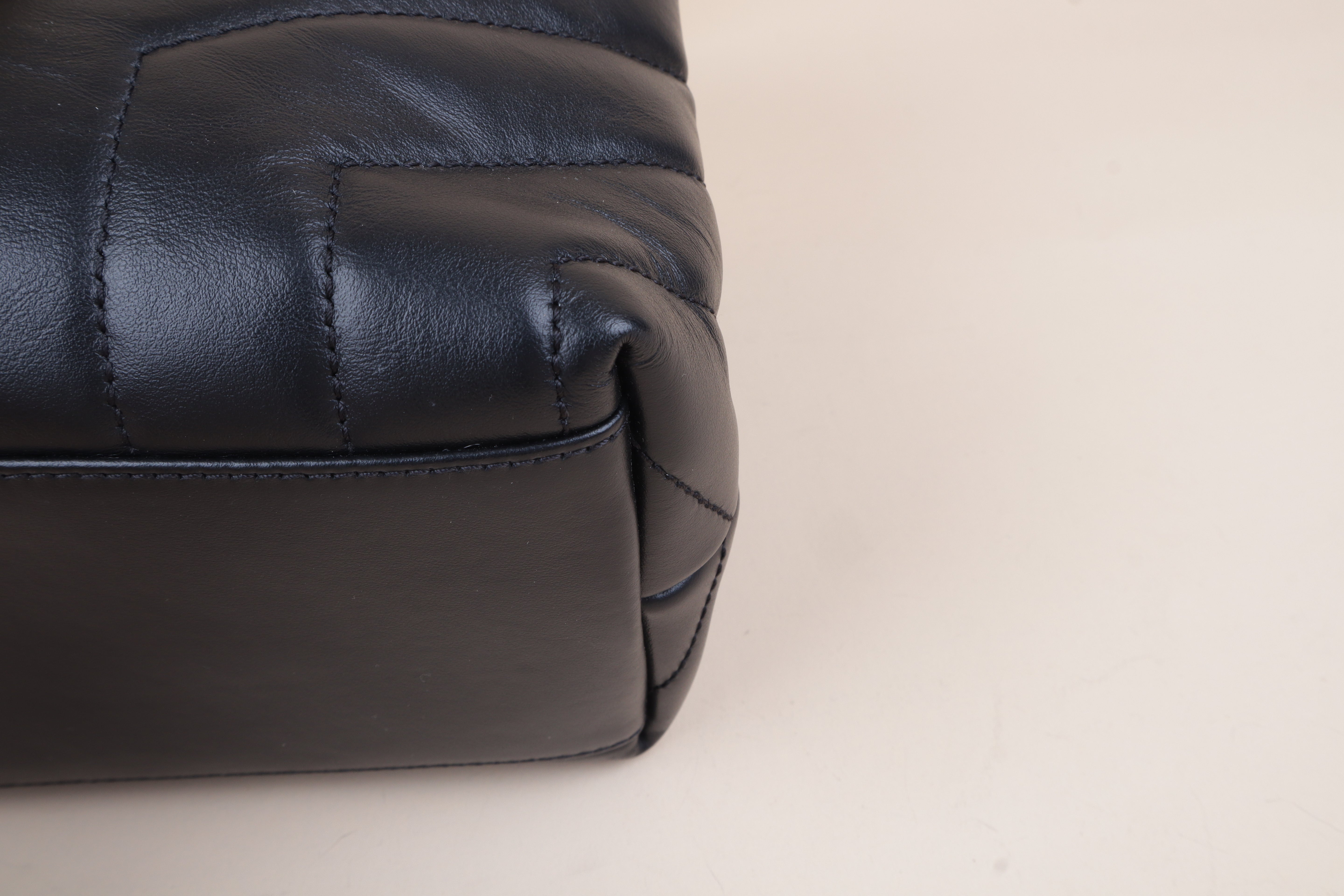 YSL Black Loulou Medium Bag