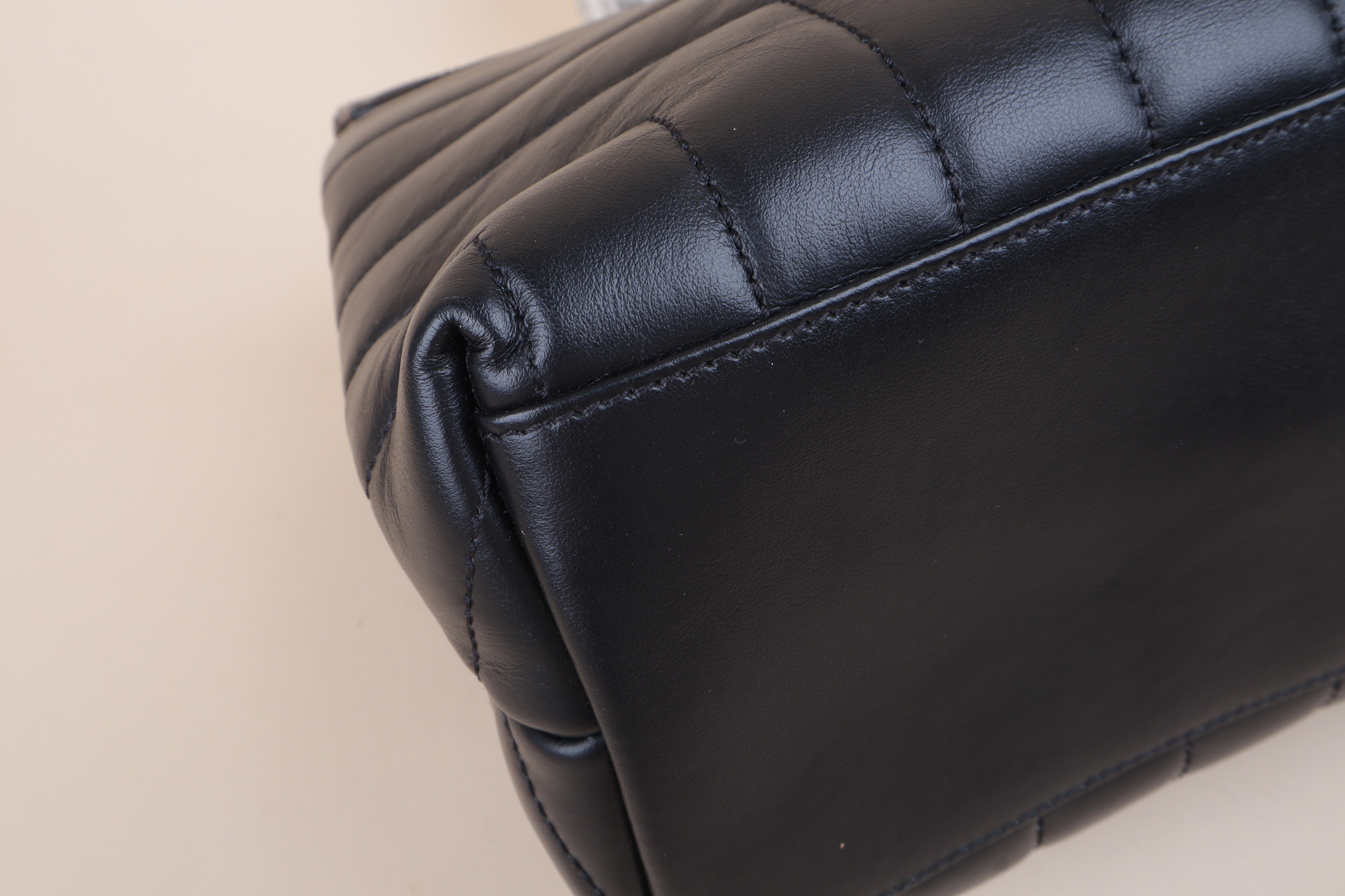 YSL Black Loulou Medium Bag