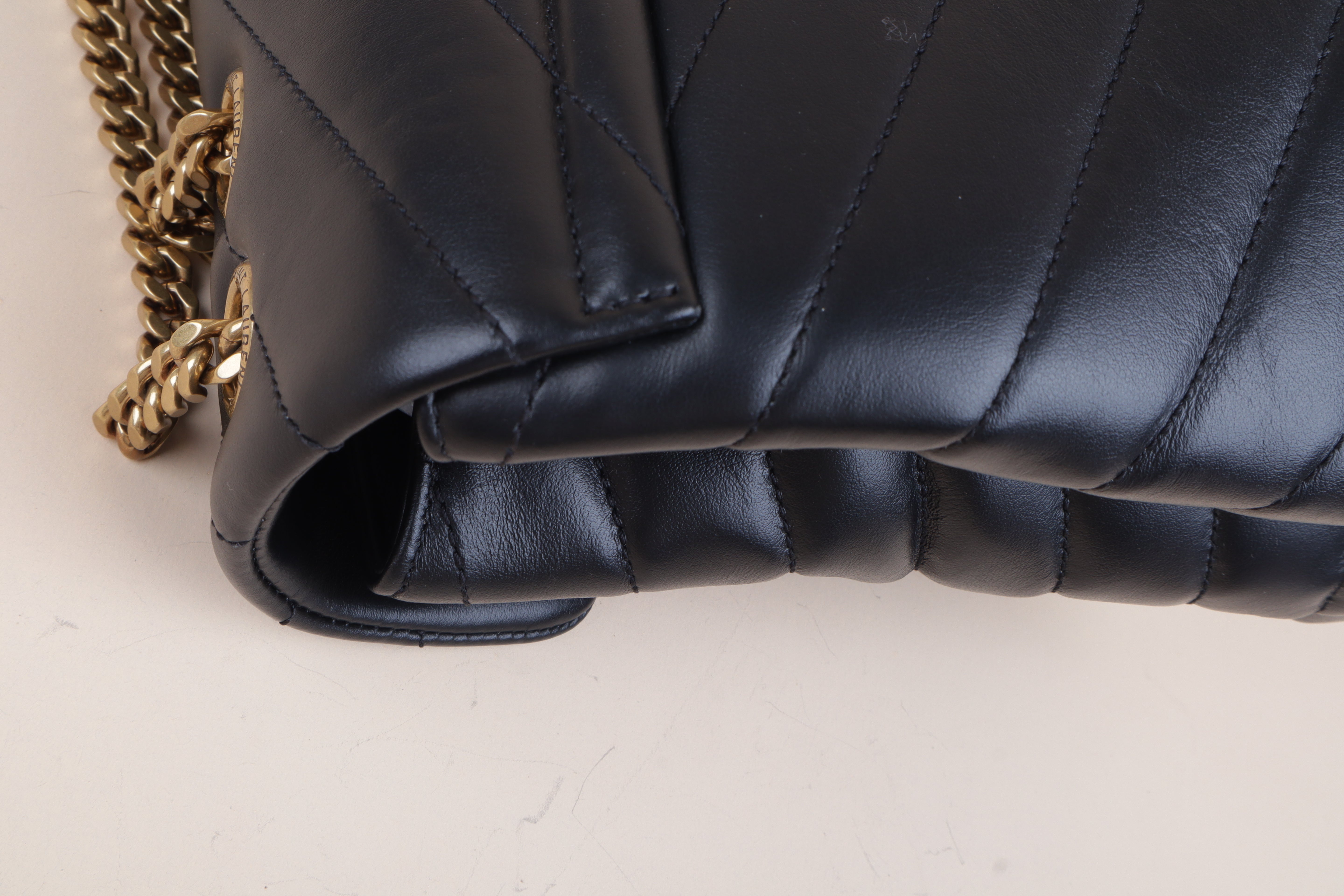 YSL Black Loulou Medium Bag