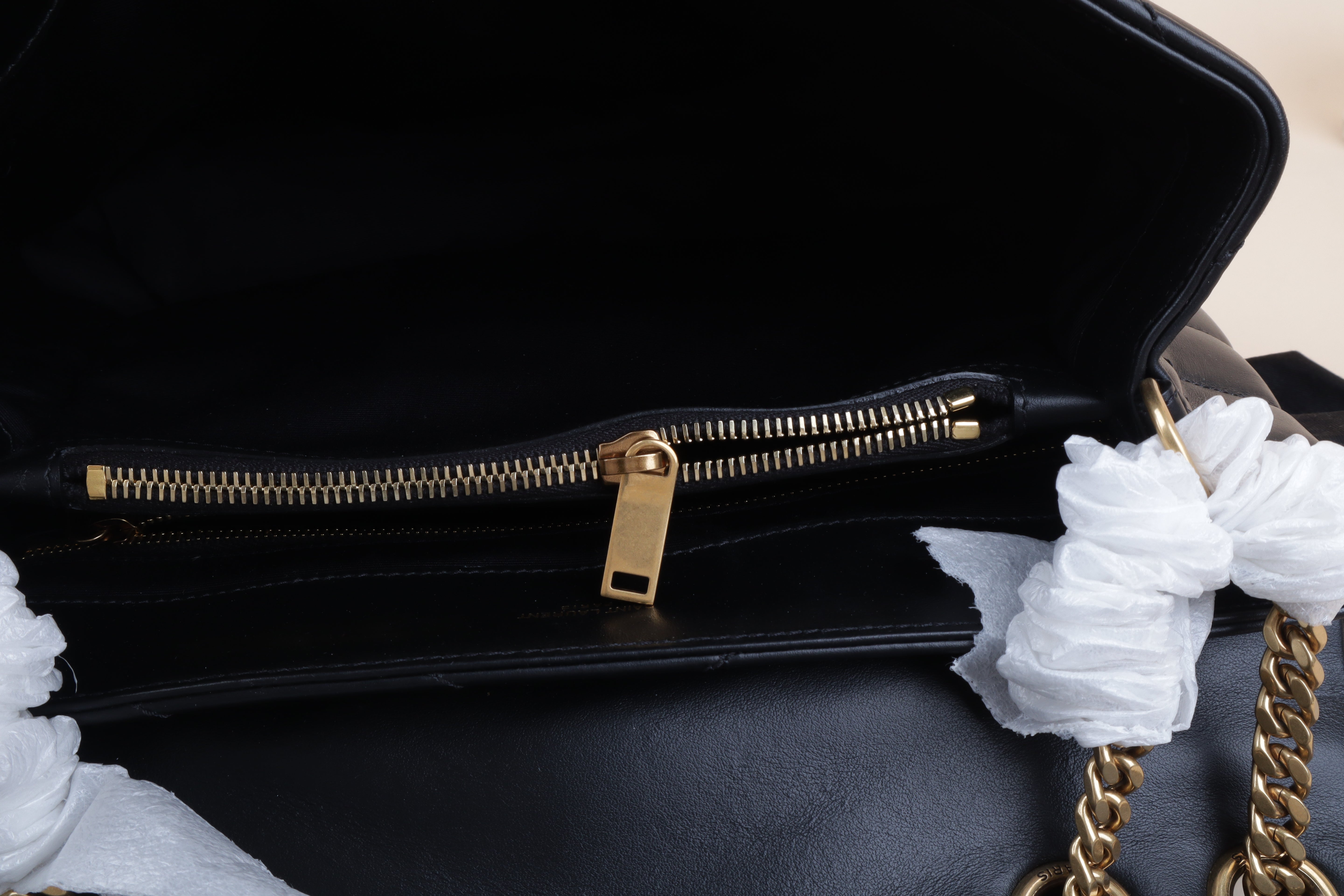 YSL Black Loulou Medium Bag