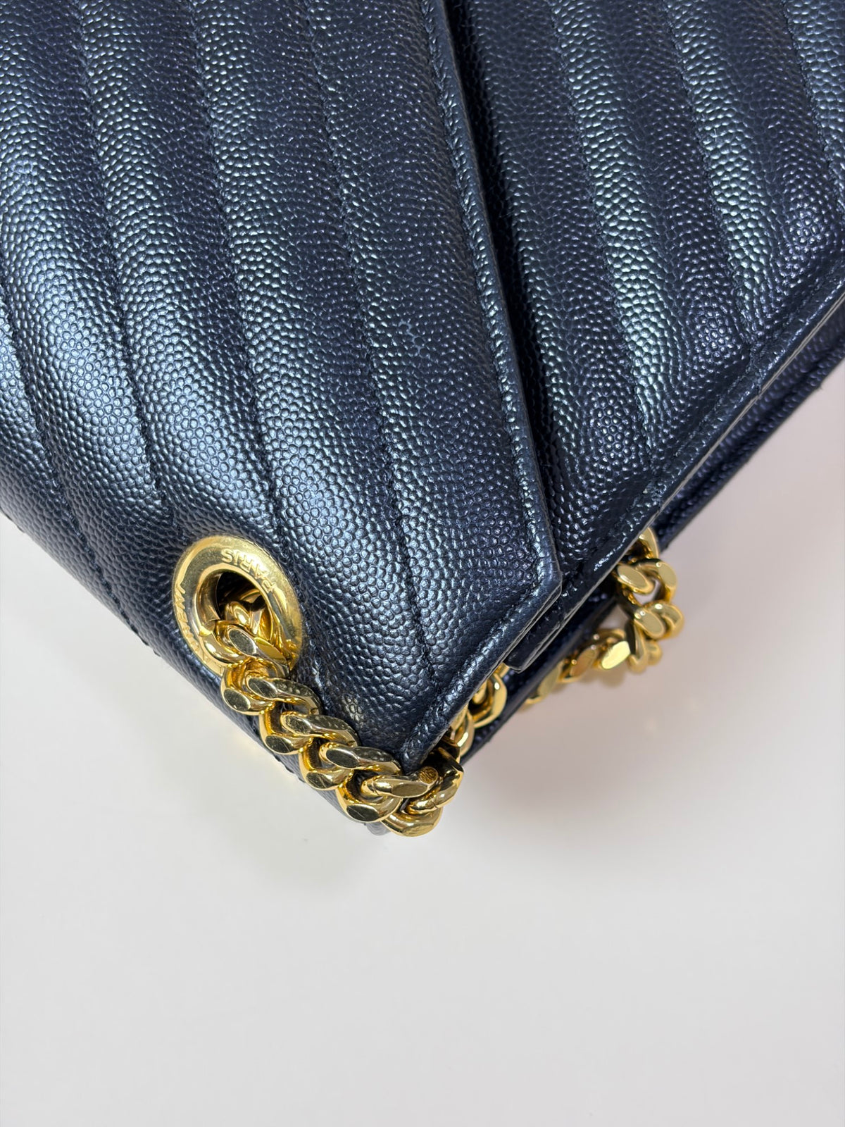 YSL black Envelope shoulder bag