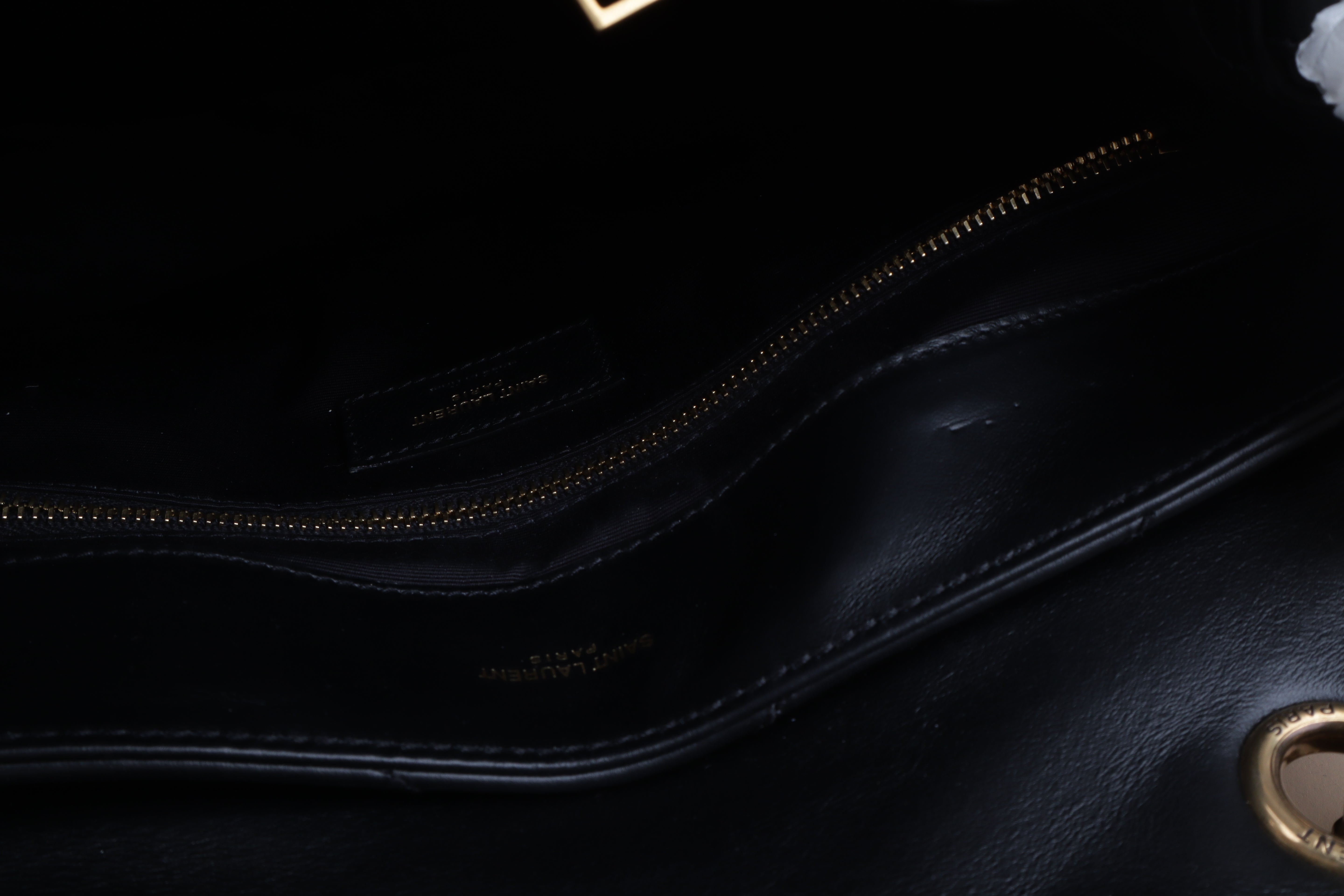 YSL Black Loulou Medium Bag