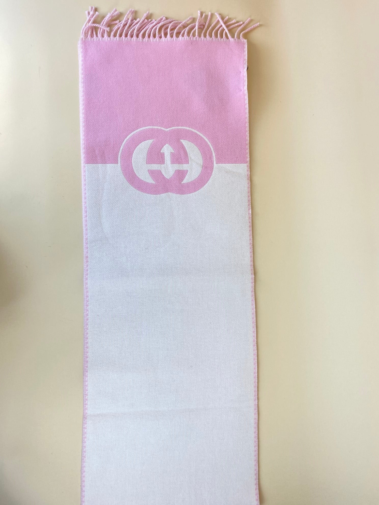 Gucci Bicolor Wool Cashmere Scarf-Scarf-Gucci-The Closet Egypt