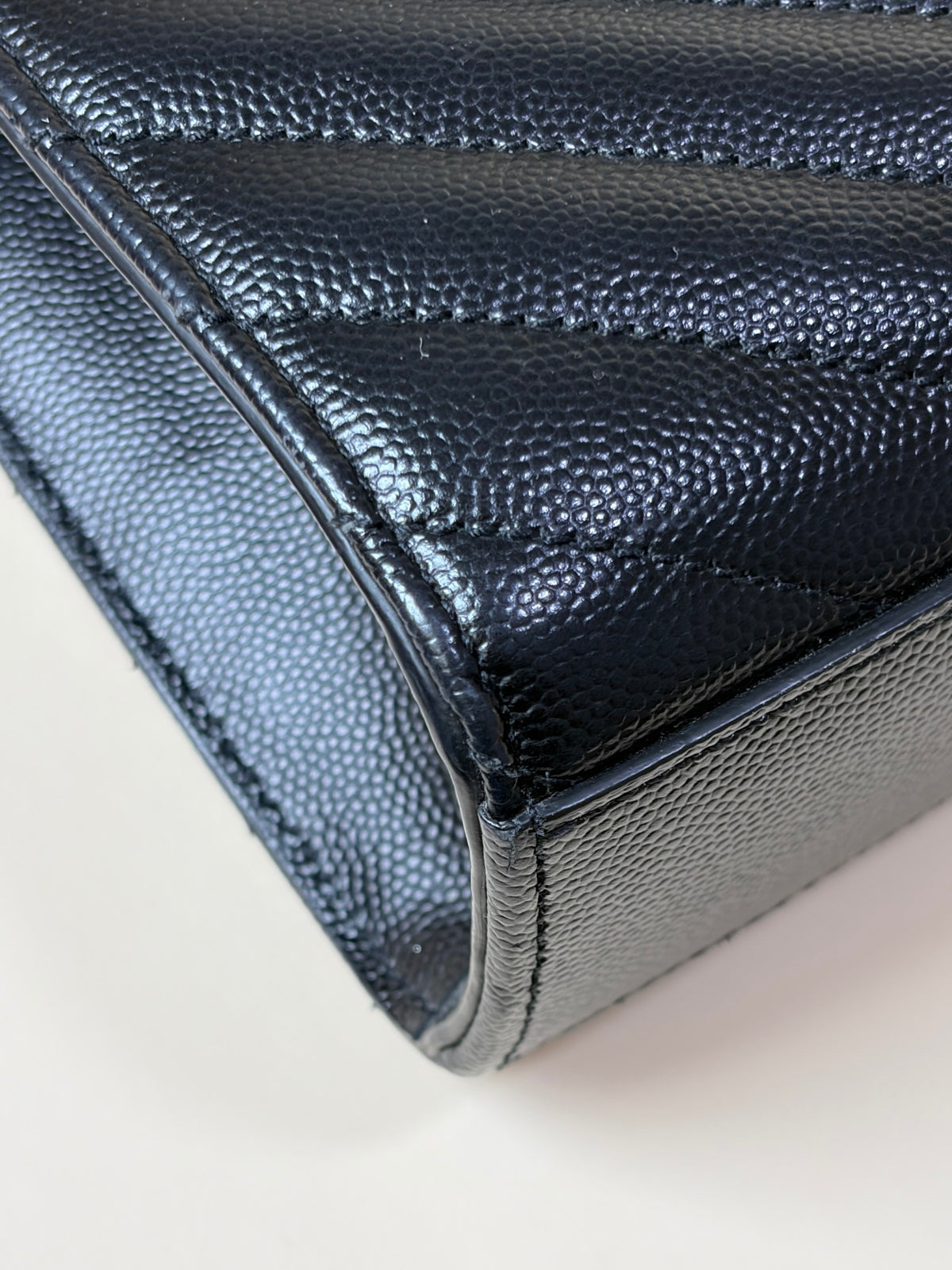 YSL black Envelope shoulder bag