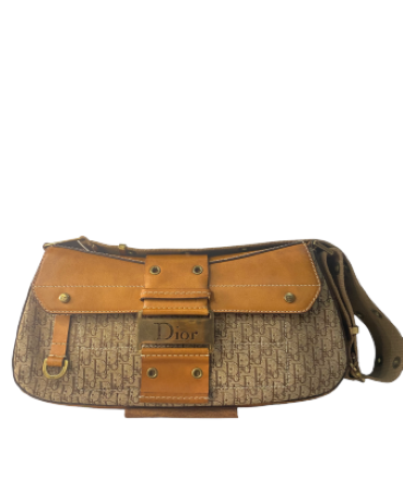 Christian Dior Bicolor Vintage Columbus Hobo Bag-handbag-Christian Dior-The Closet Egypt