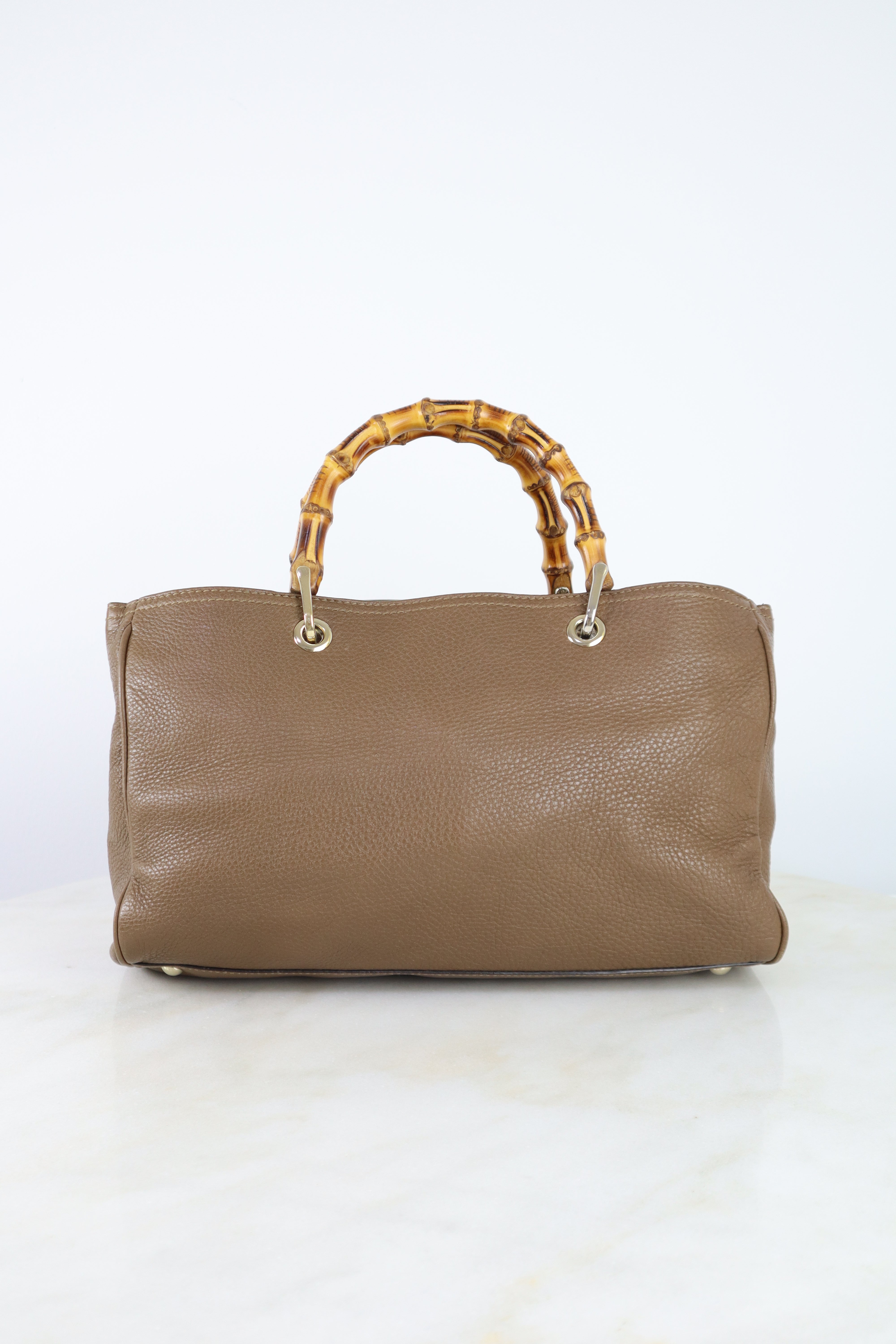 Gucci Cafe Bamboo Tote Medium Shopping Bag
