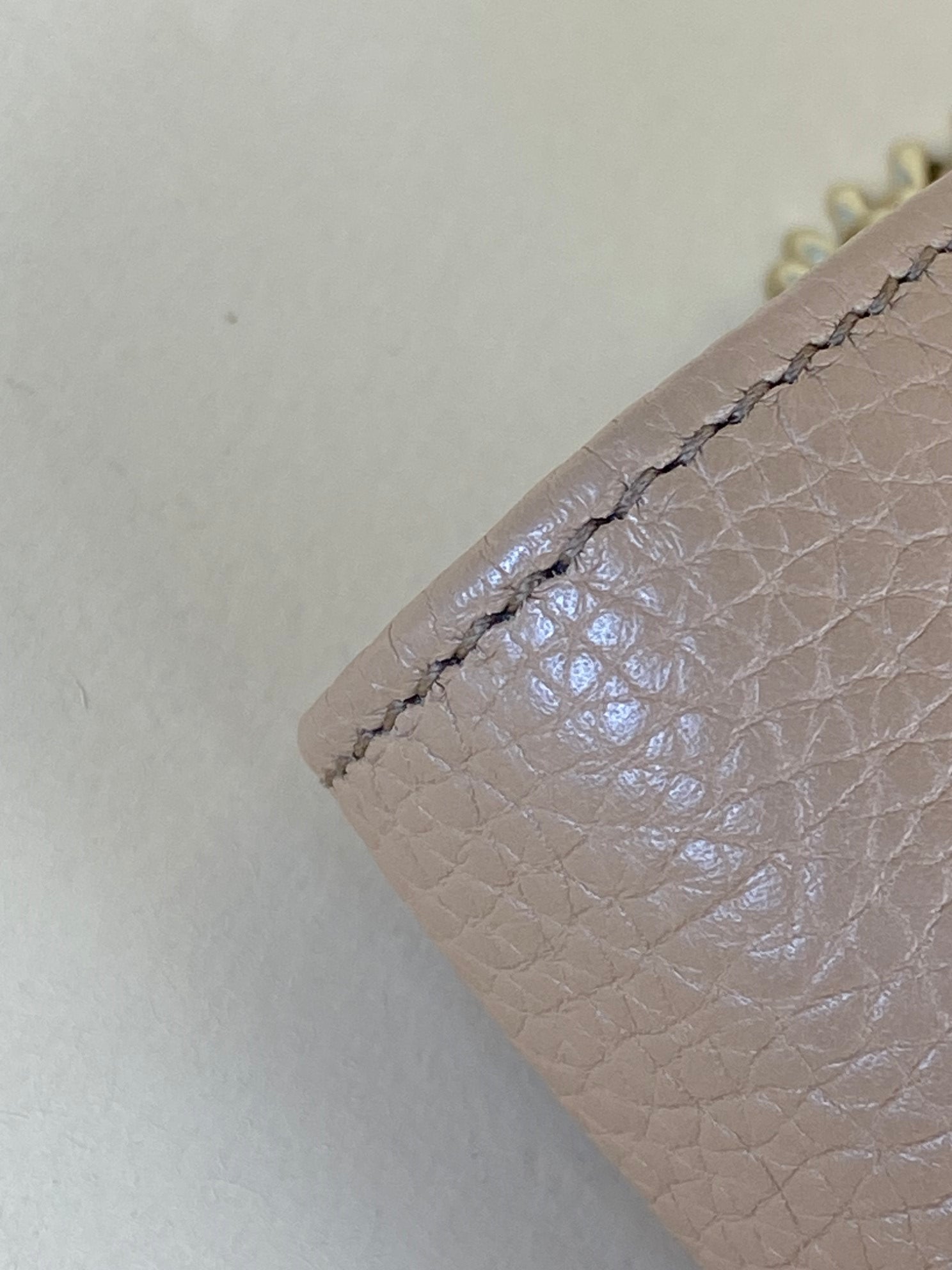 Gucci Camel GG Soho Small Wallet on Chain-Wallet Chain-Gucci-The Closet Egypt