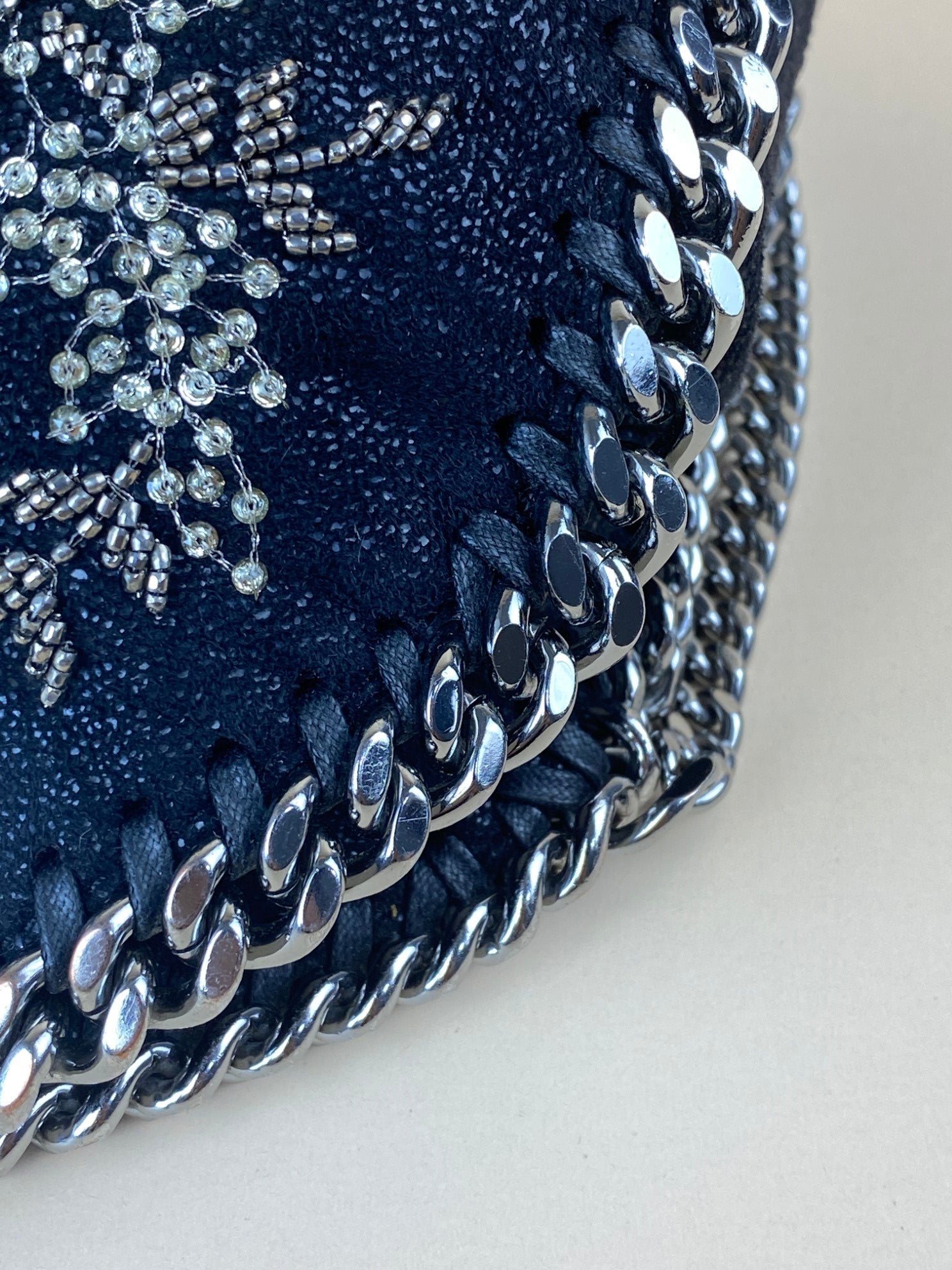 Stella Mccartney Black Falabella Mini Bag-handbag-Stella Mccartney-The Closet Egypt