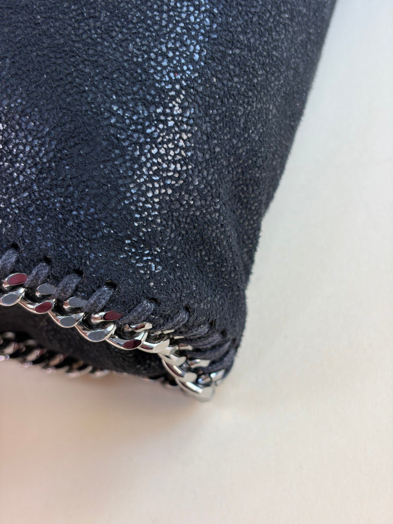 Stella McCartney black Falabella tiny tote bag