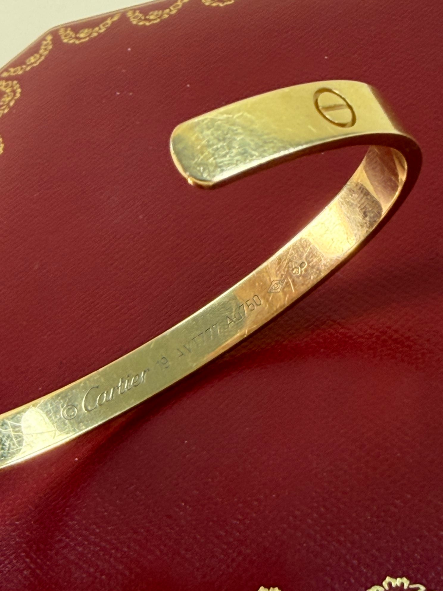 Cartier Love cuff open bracelet classic model