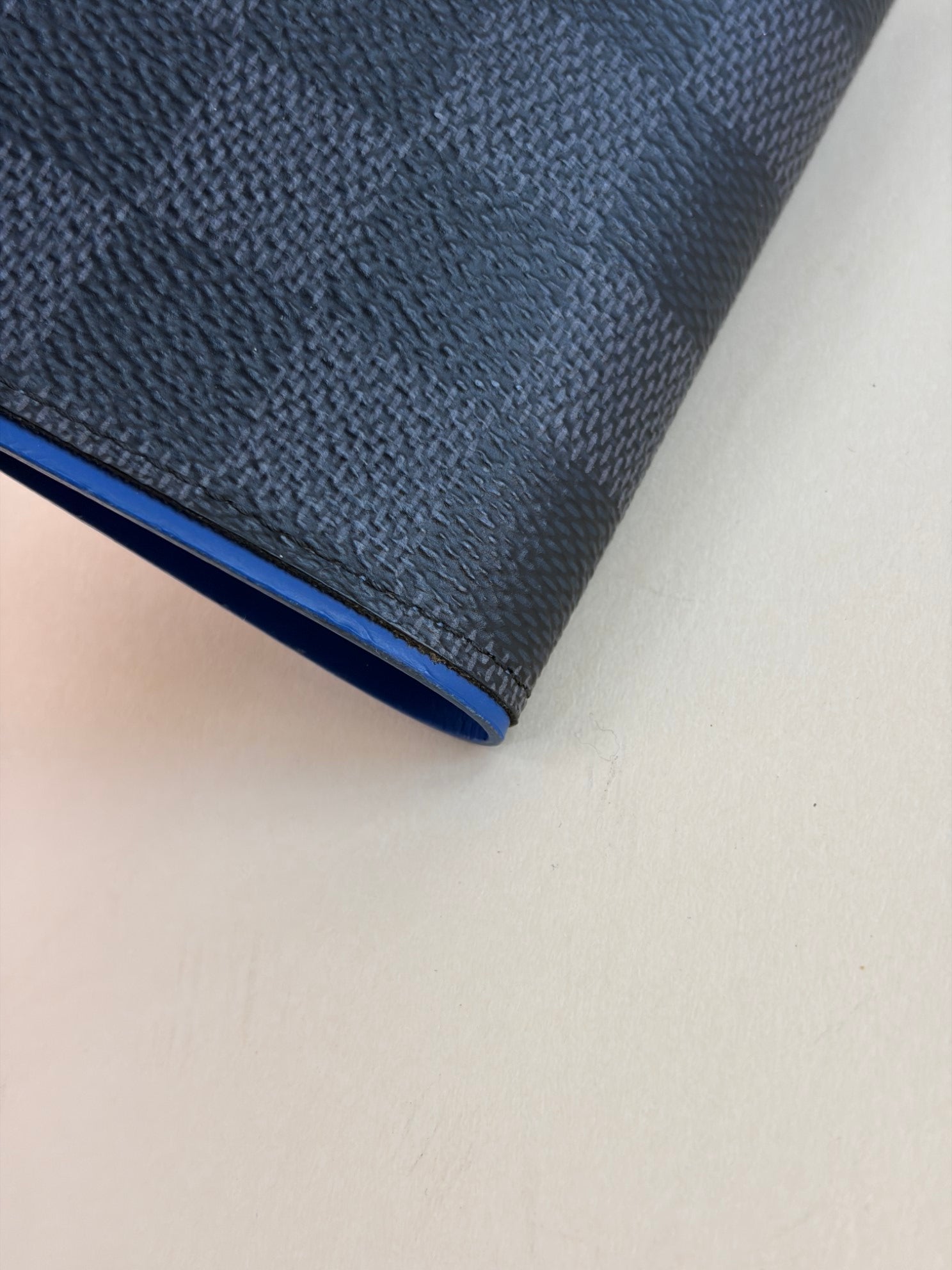 Louis Vuitton damier graphite blue multiple wallet