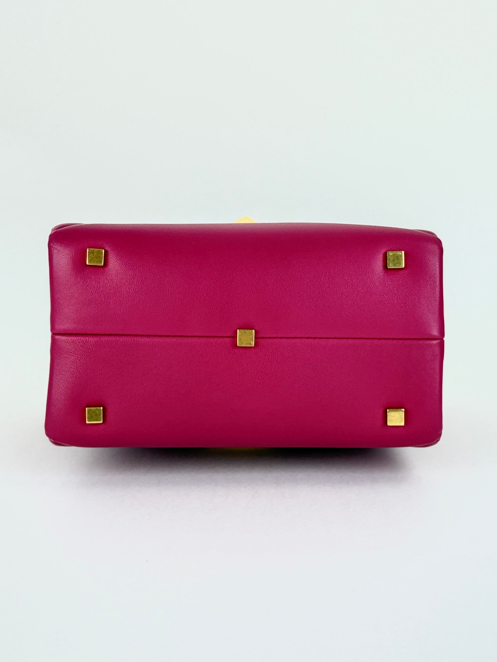 Valentino one stud small top handle hot pink