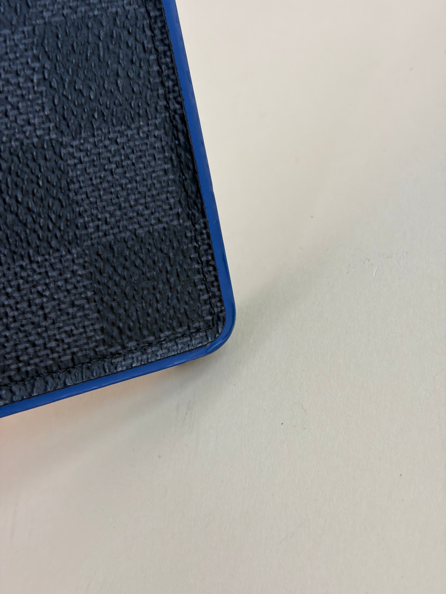 Louis Vuitton damier graphite blue multiple wallet