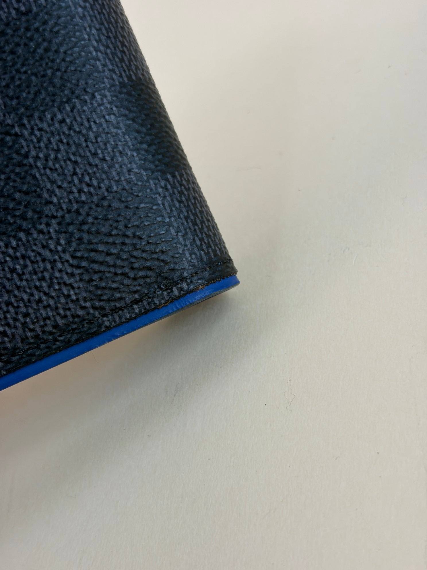 Louis Vuitton damier graphite blue multiple wallet