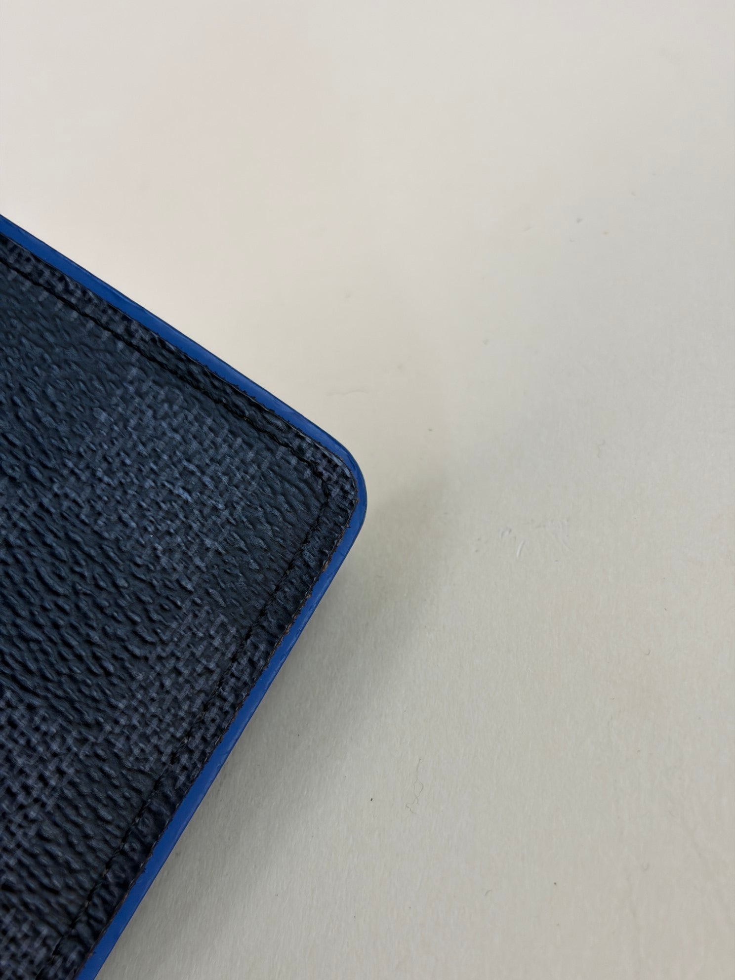 Louis Vuitton damier graphite blue multiple wallet