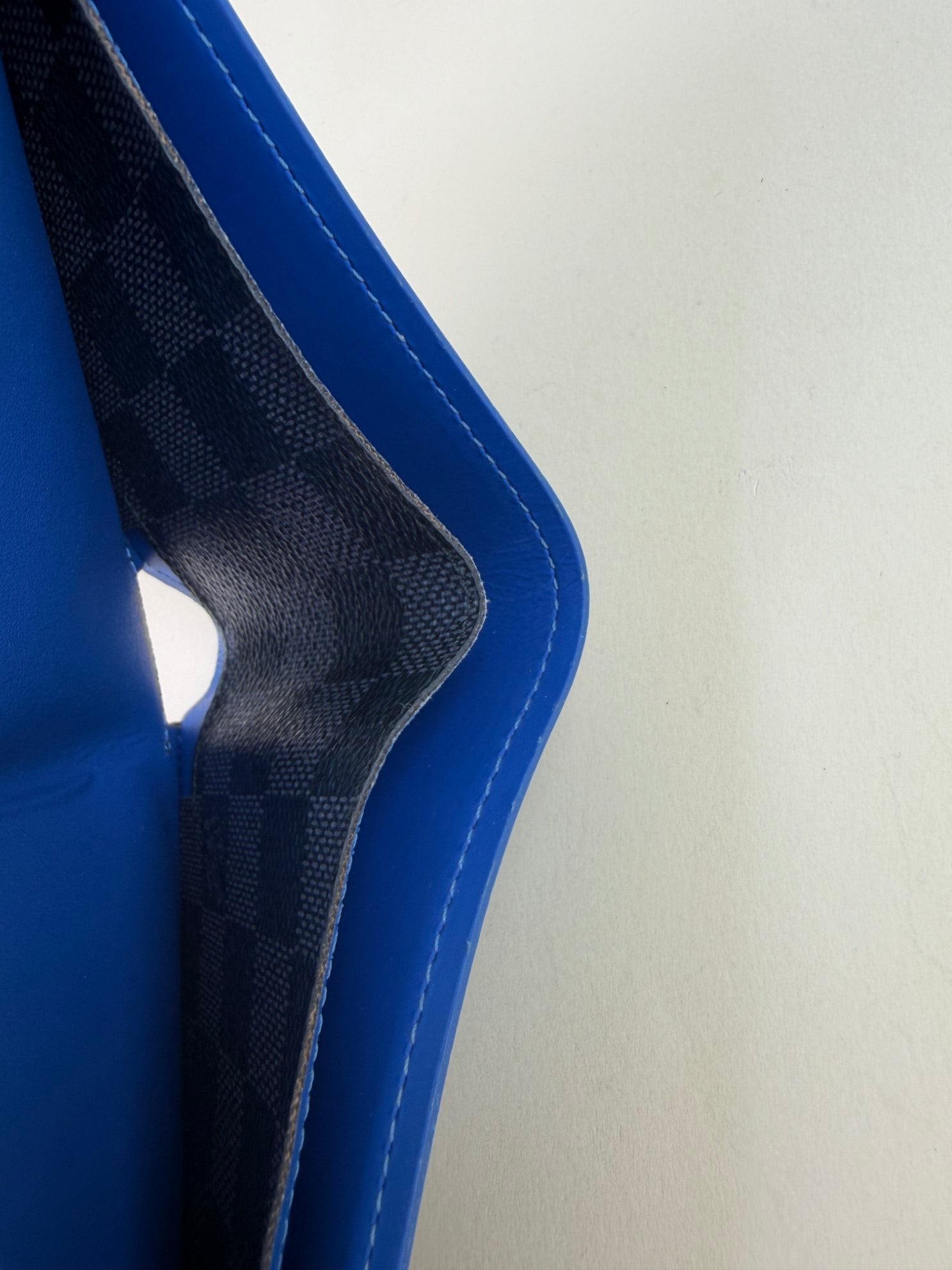 Louis Vuitton damier graphite blue multiple wallet