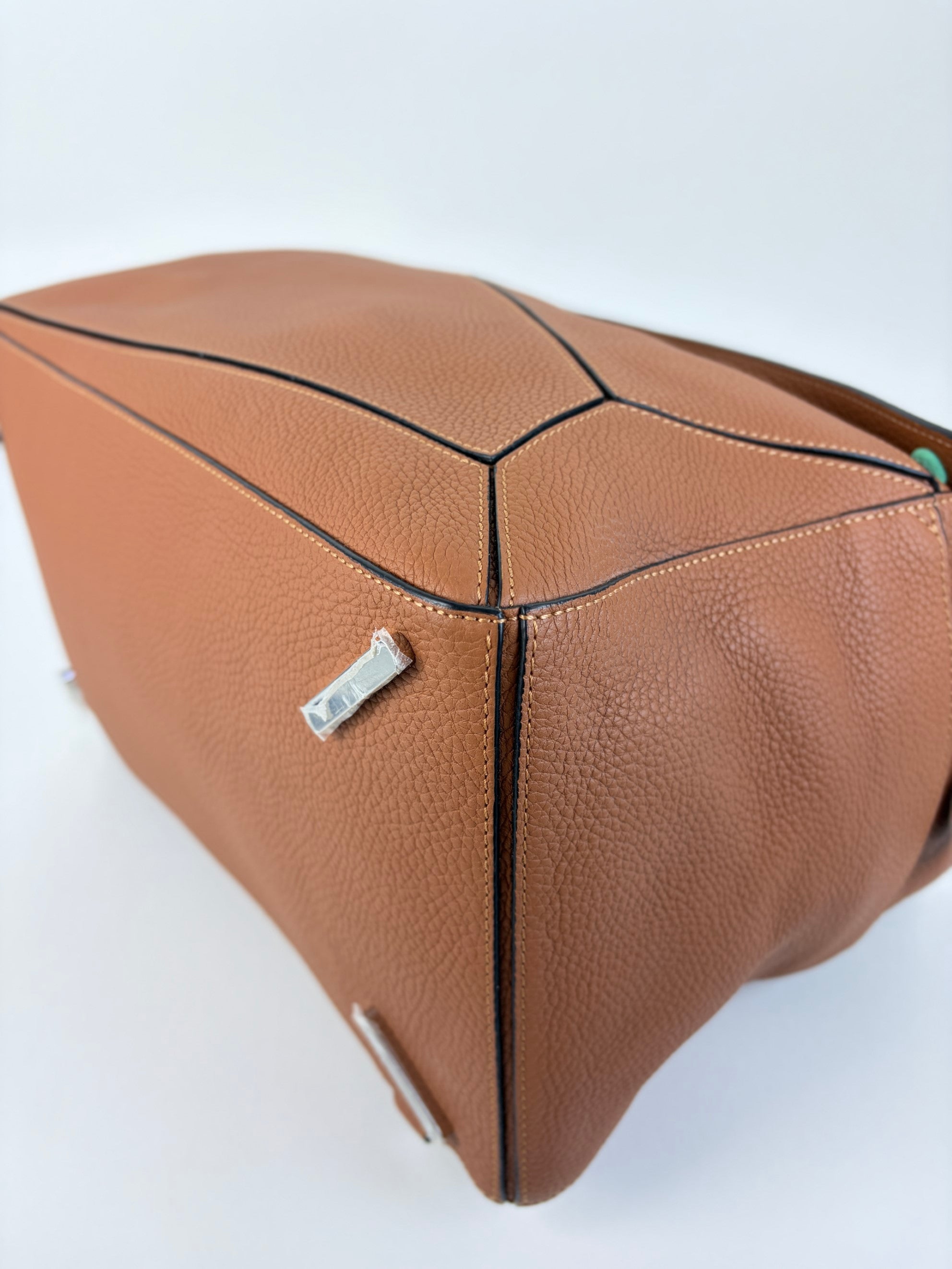Loewe brown calfskin XL large classic puzzle bag