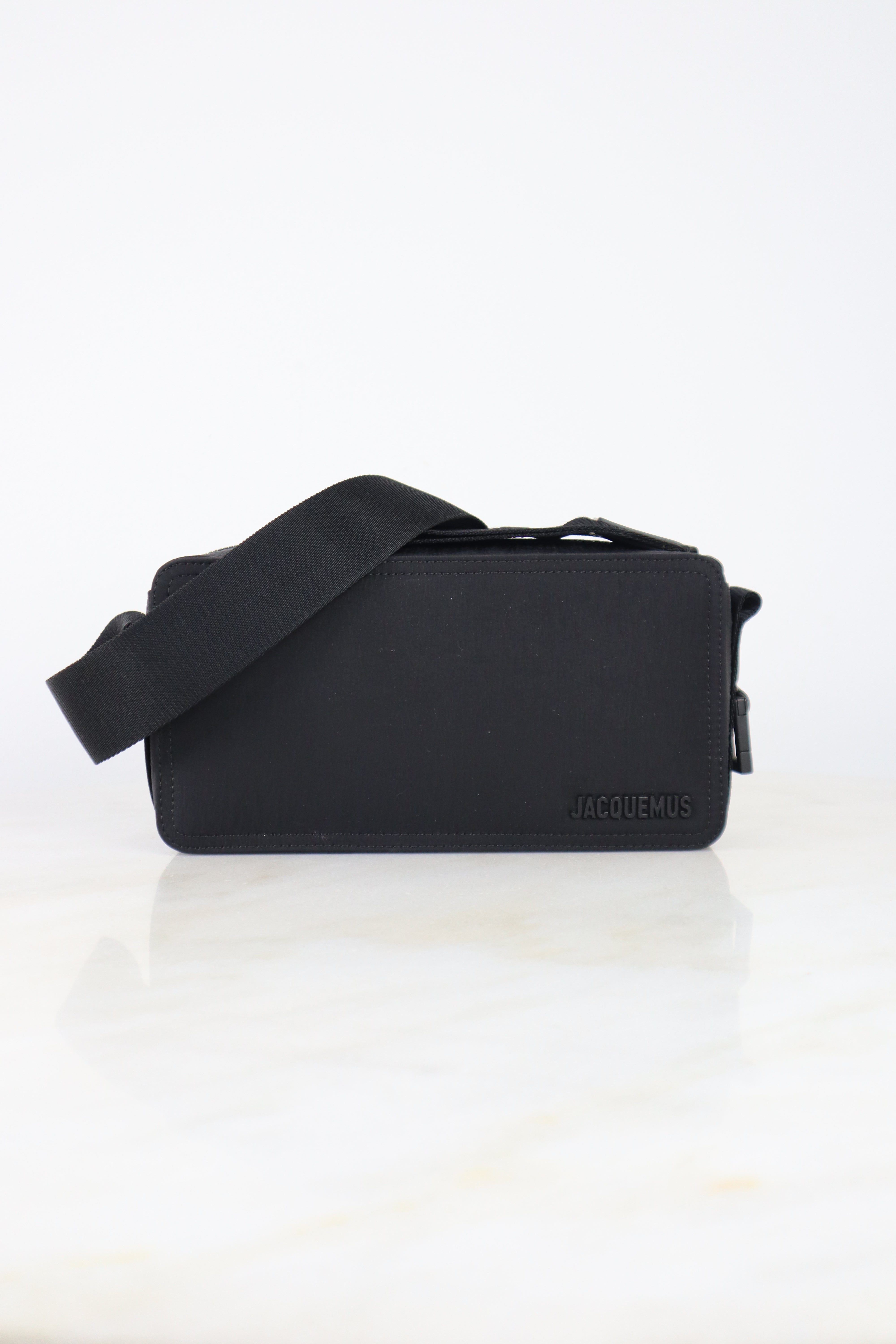 Jacquemus Black Le Horizontal Crossbody Bag