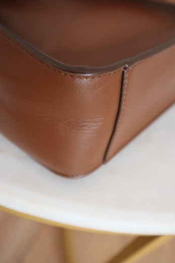 Stella Mccartney Brown Mini Logo Crossbody Bag-handbag-Stella Mccartney-The Closet Egypt