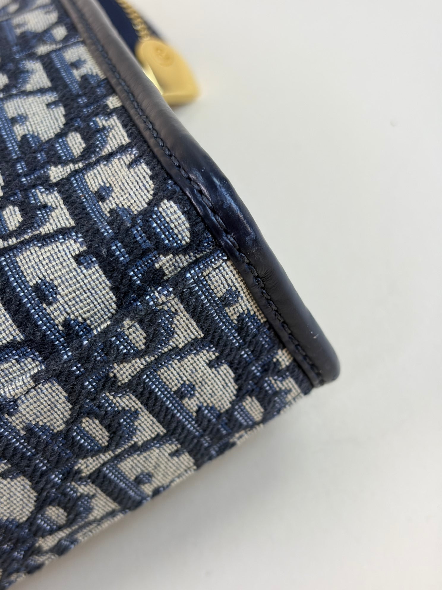 Christian Dior Blue oblique 30 Montaigne dea Pouch