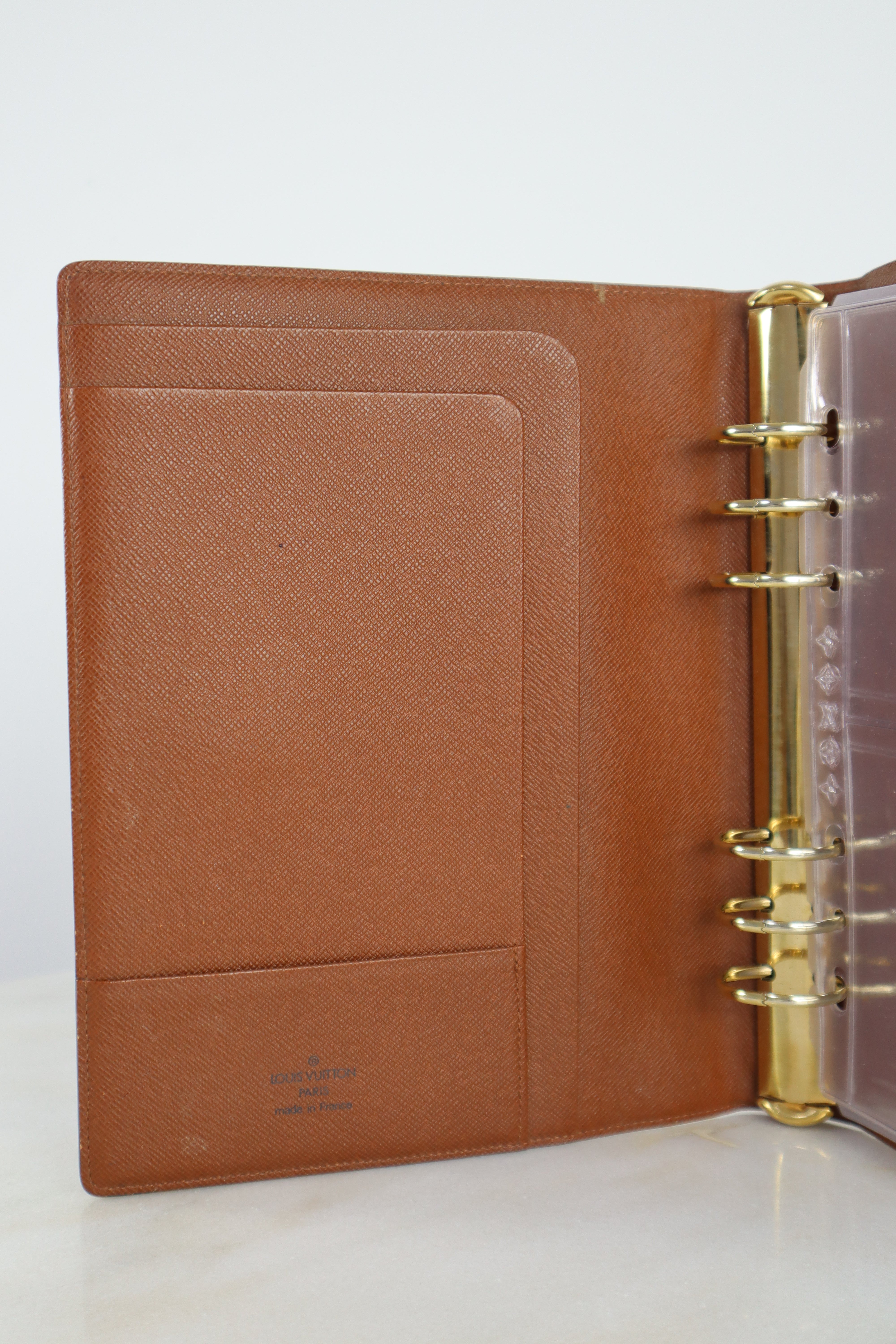 Louis Vuitton Monogram Large Note Book Ring GM Agenda Cover