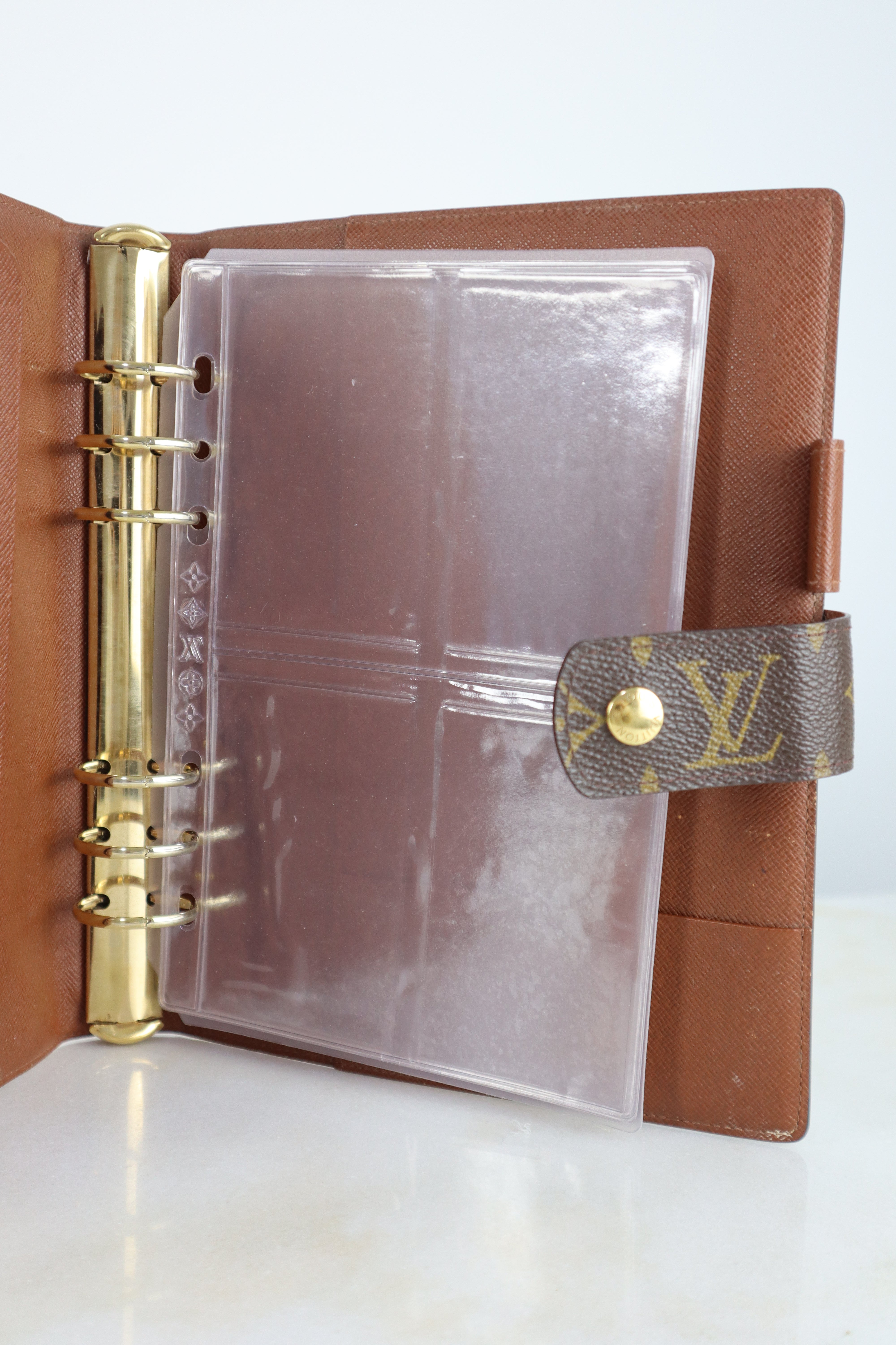Louis Vuitton Monogram Large Note Book Ring GM Agenda Cover