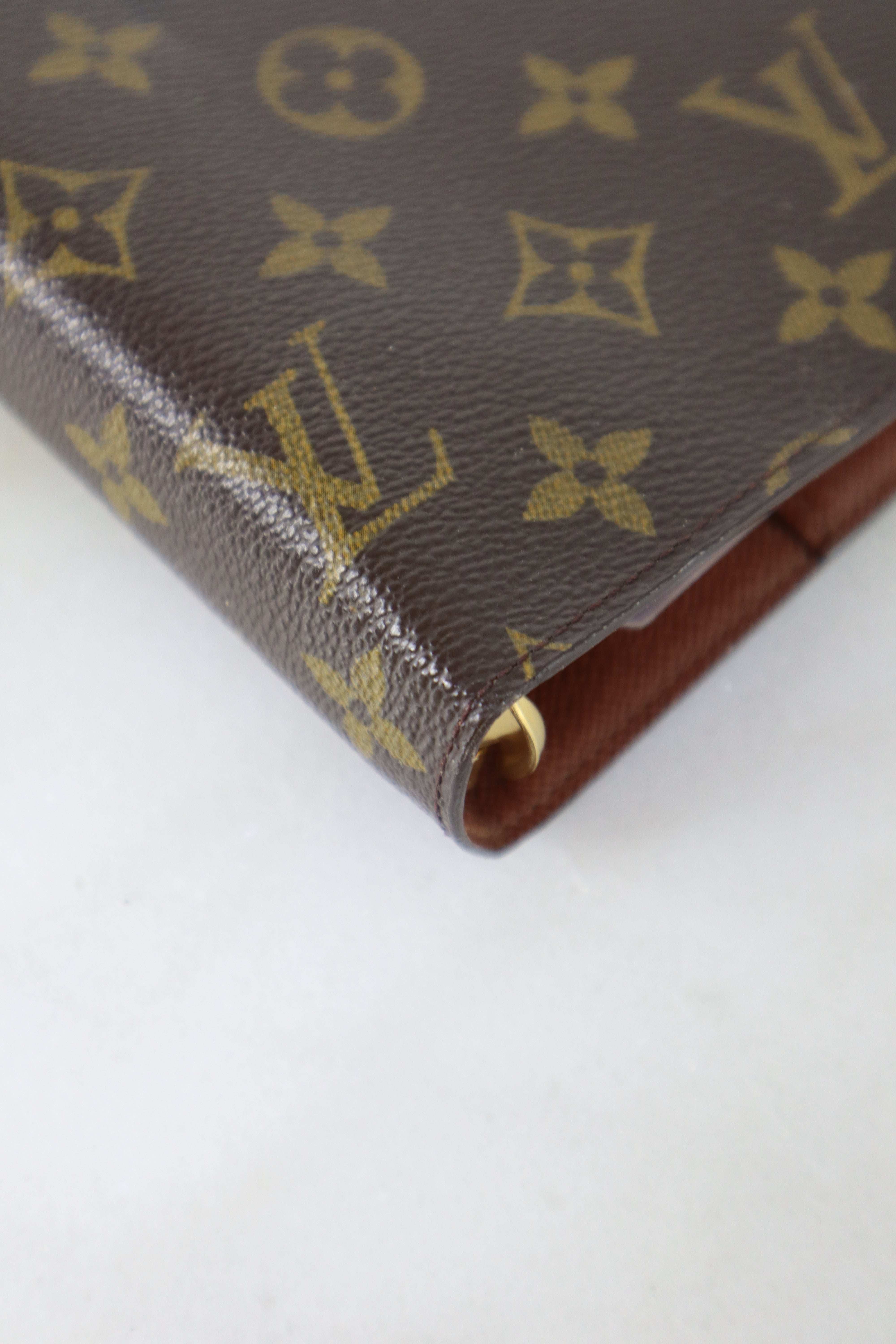Louis Vuitton Monogram Large Note Book Ring GM Agenda Cover