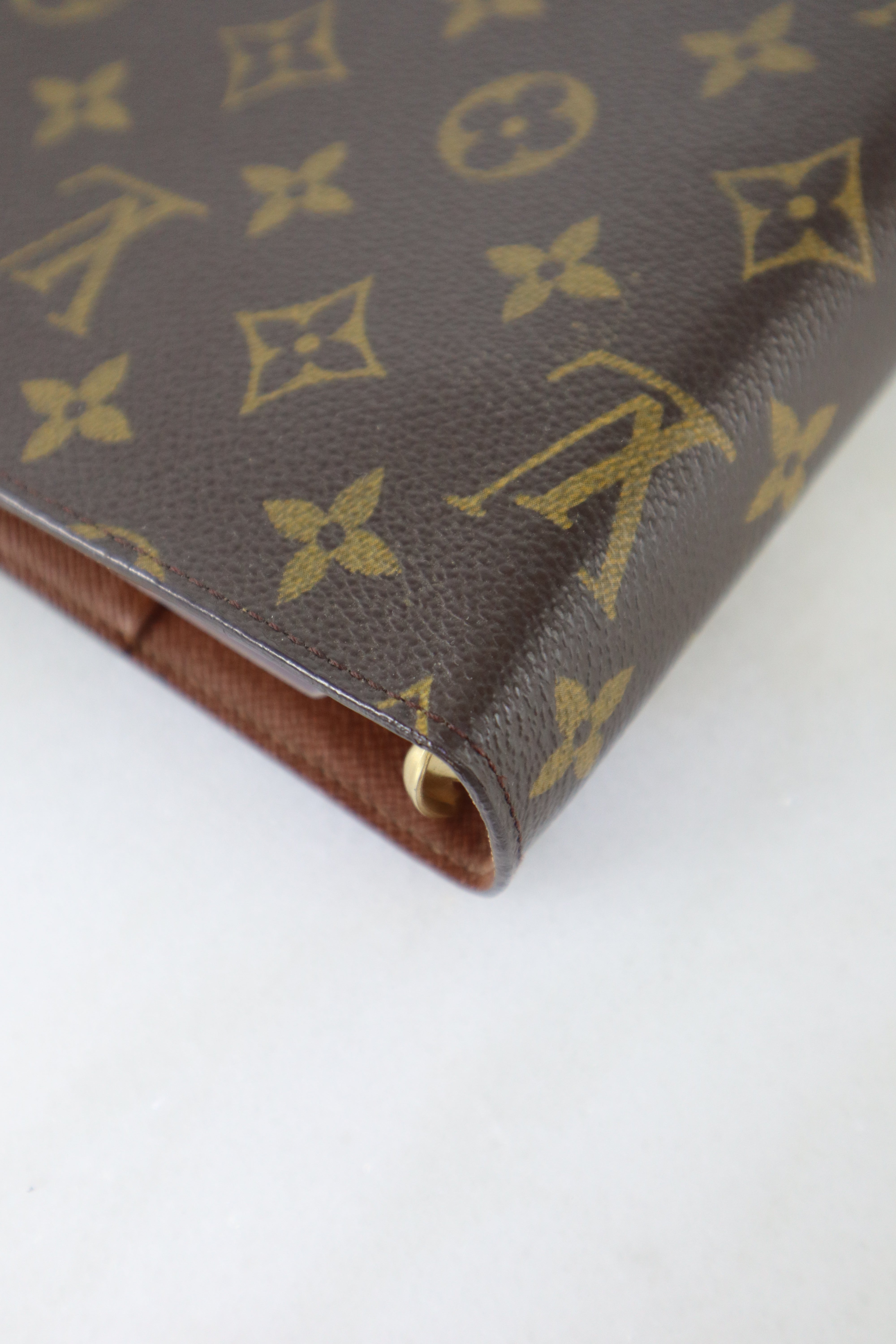 Louis Vuitton Monogram Large Note Book Ring GM Agenda Cover