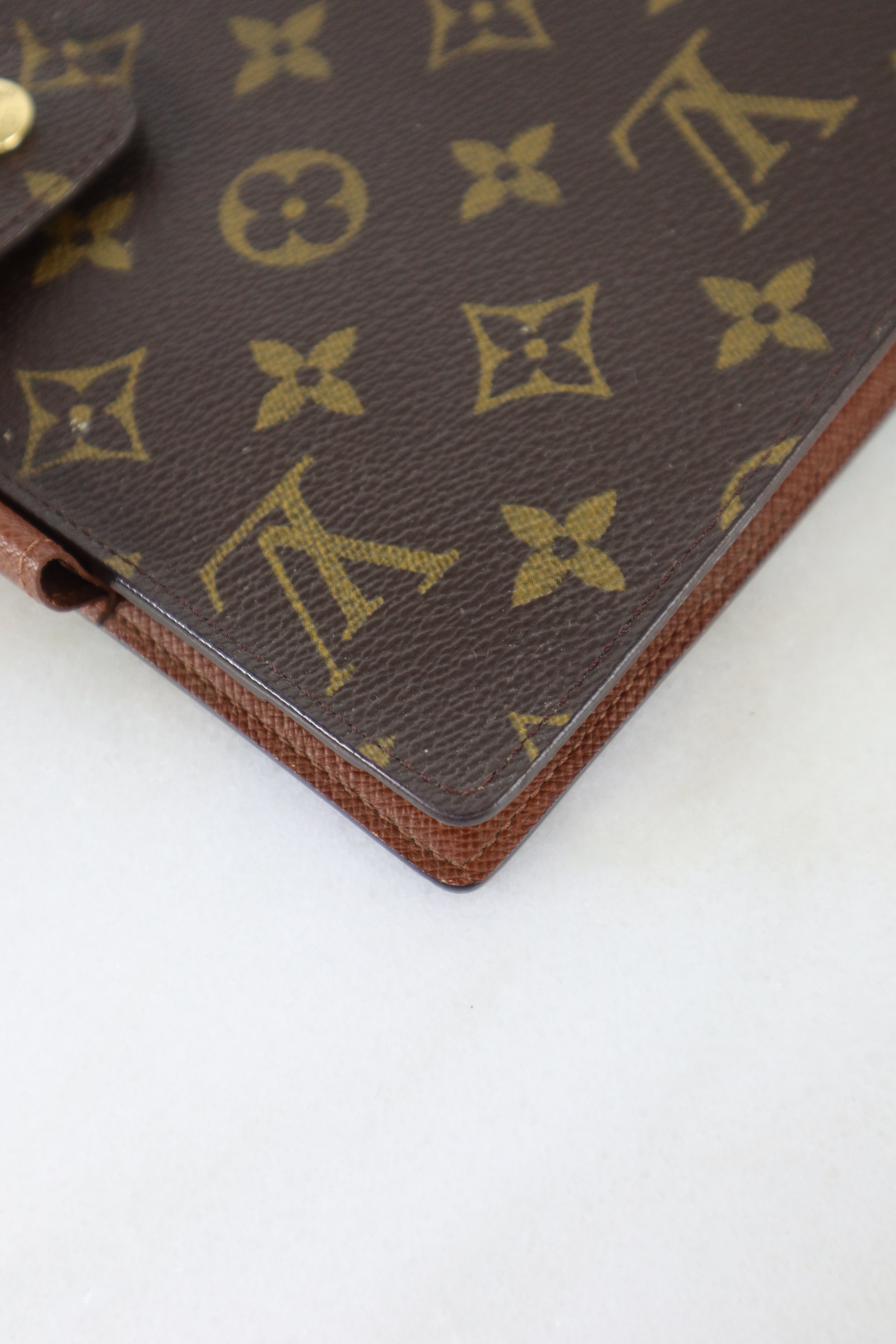 Louis Vuitton Monogram Large Note Book Ring GM Agenda Cover