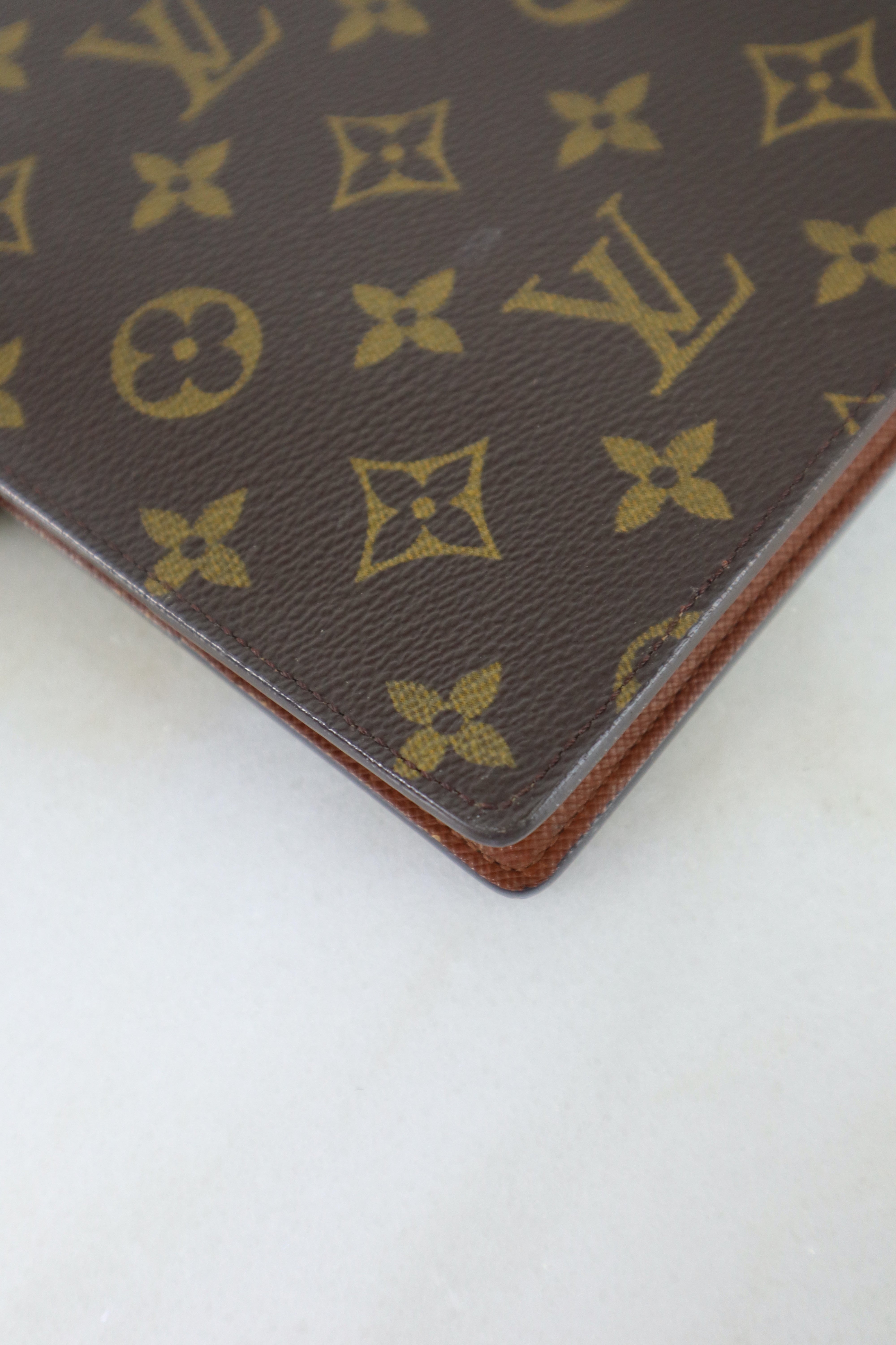 Louis Vuitton Monogram Large Note Book Ring GM Agenda Cover