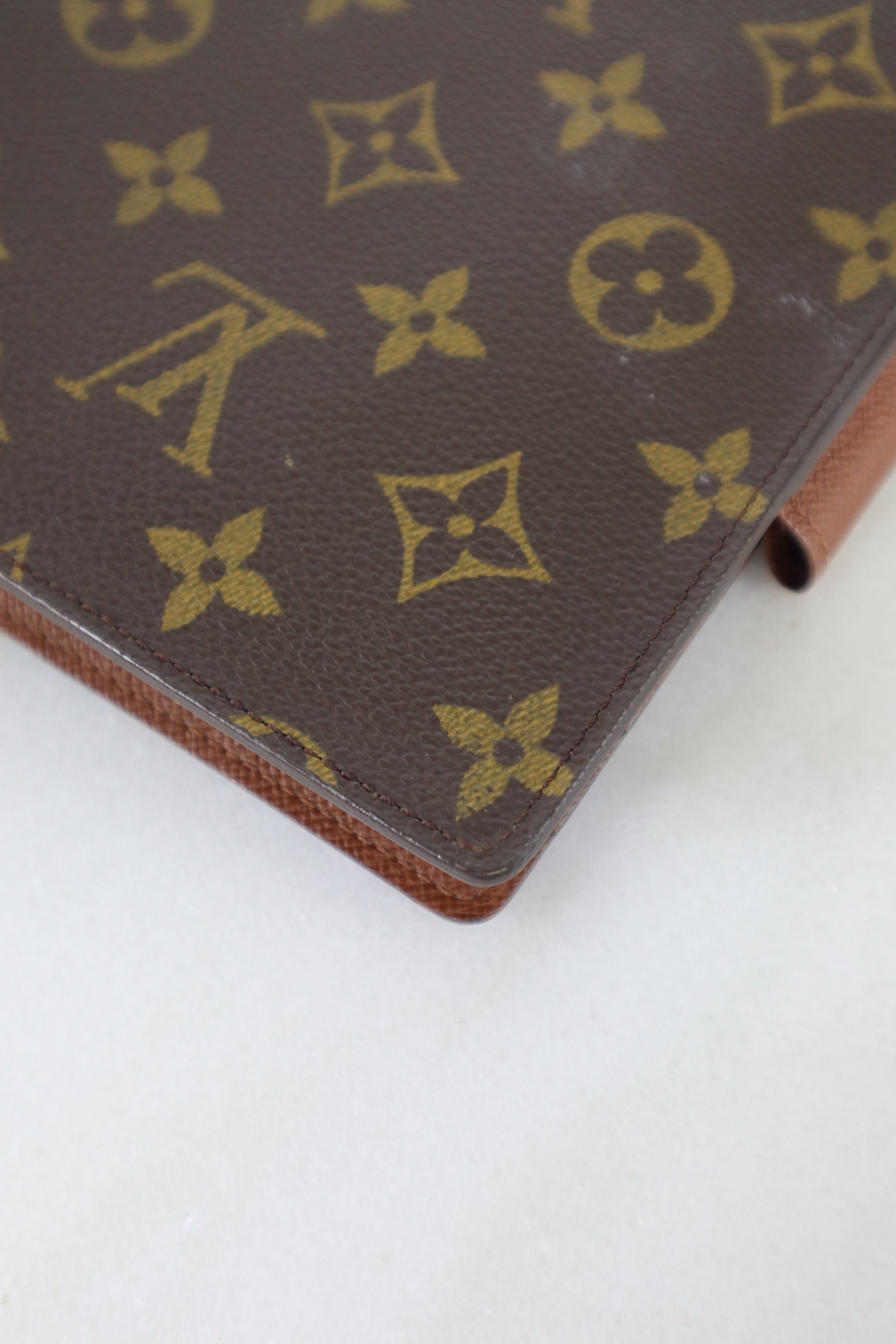 Louis Vuitton Monogram Large Note Book Ring GM Agenda Cover