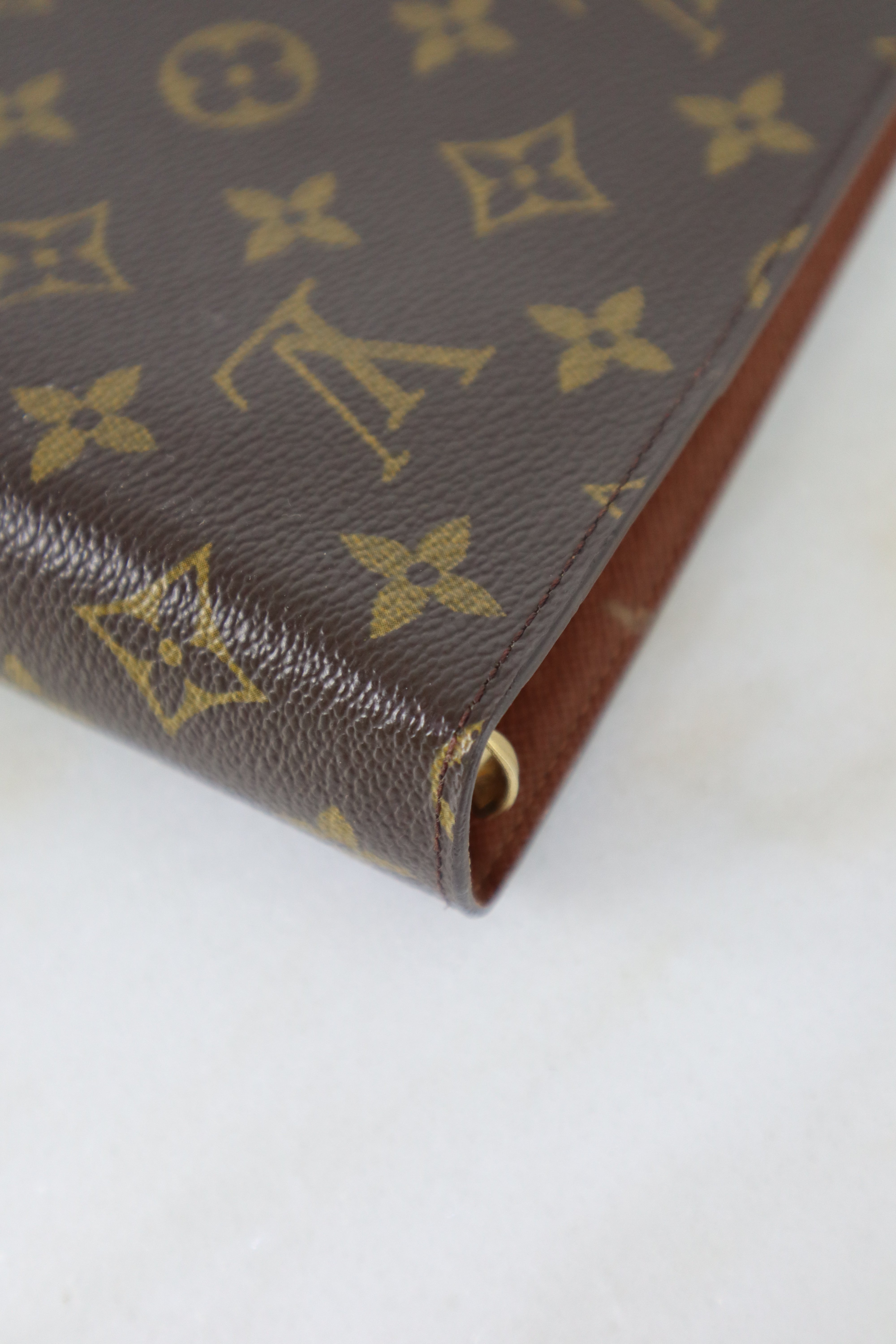 Louis Vuitton Monogram Large Note Book Ring GM Agenda Cover