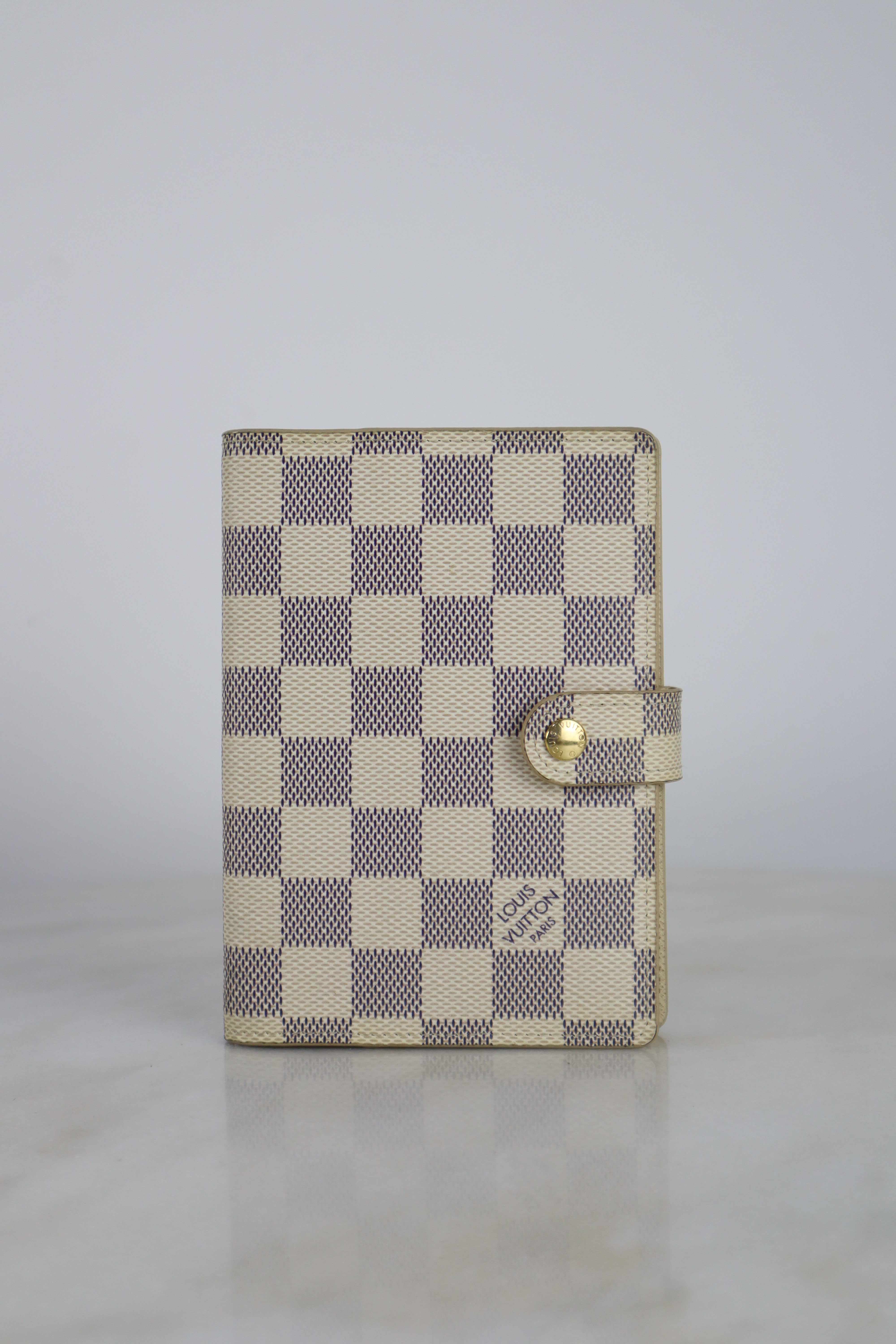 Louis Vuitton Damier Azur Note Book Ring PM Agenda Cover
