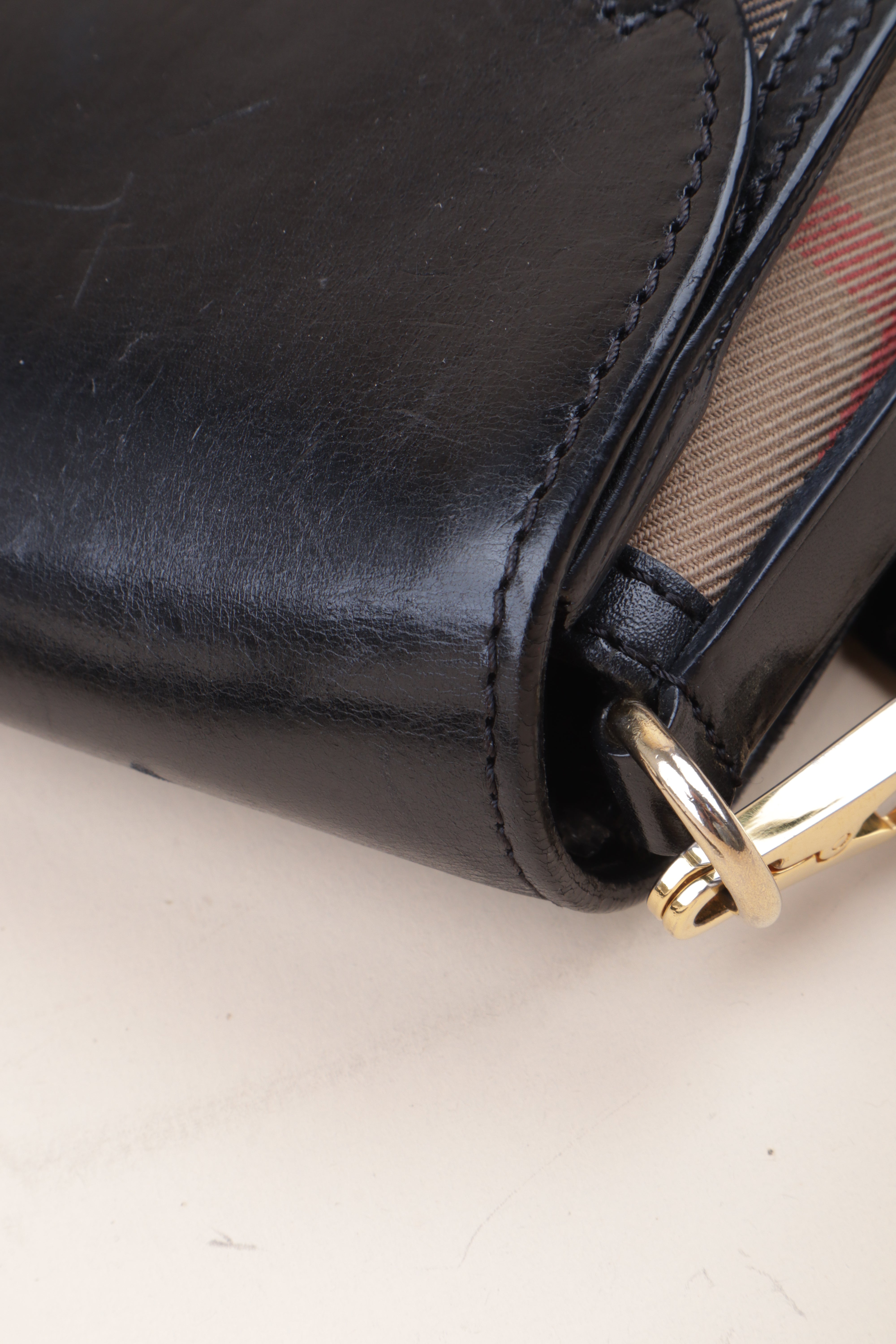 Burberry House Check Bridle Crossbody Abbott Bag