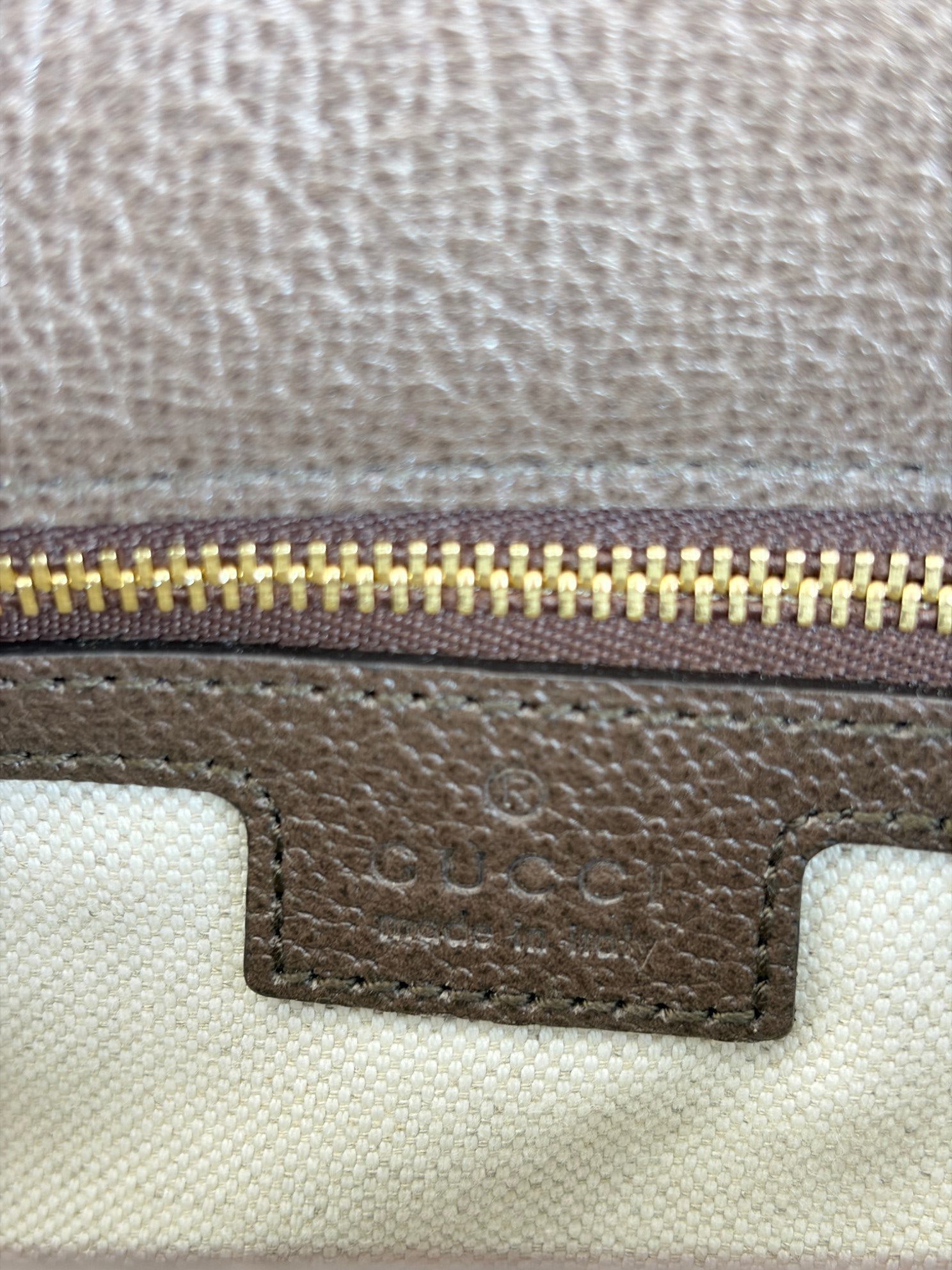 Gucci Ebony New Acero GG Supreme Monogram Blondie Chain Shoulder Flap Bag with Strap