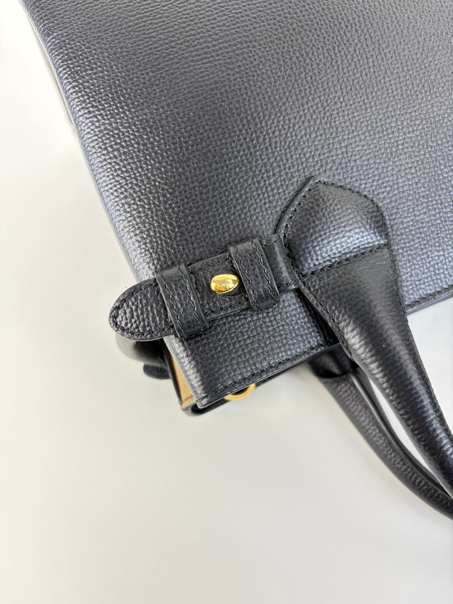 Burberry black Banner small tote Bag
