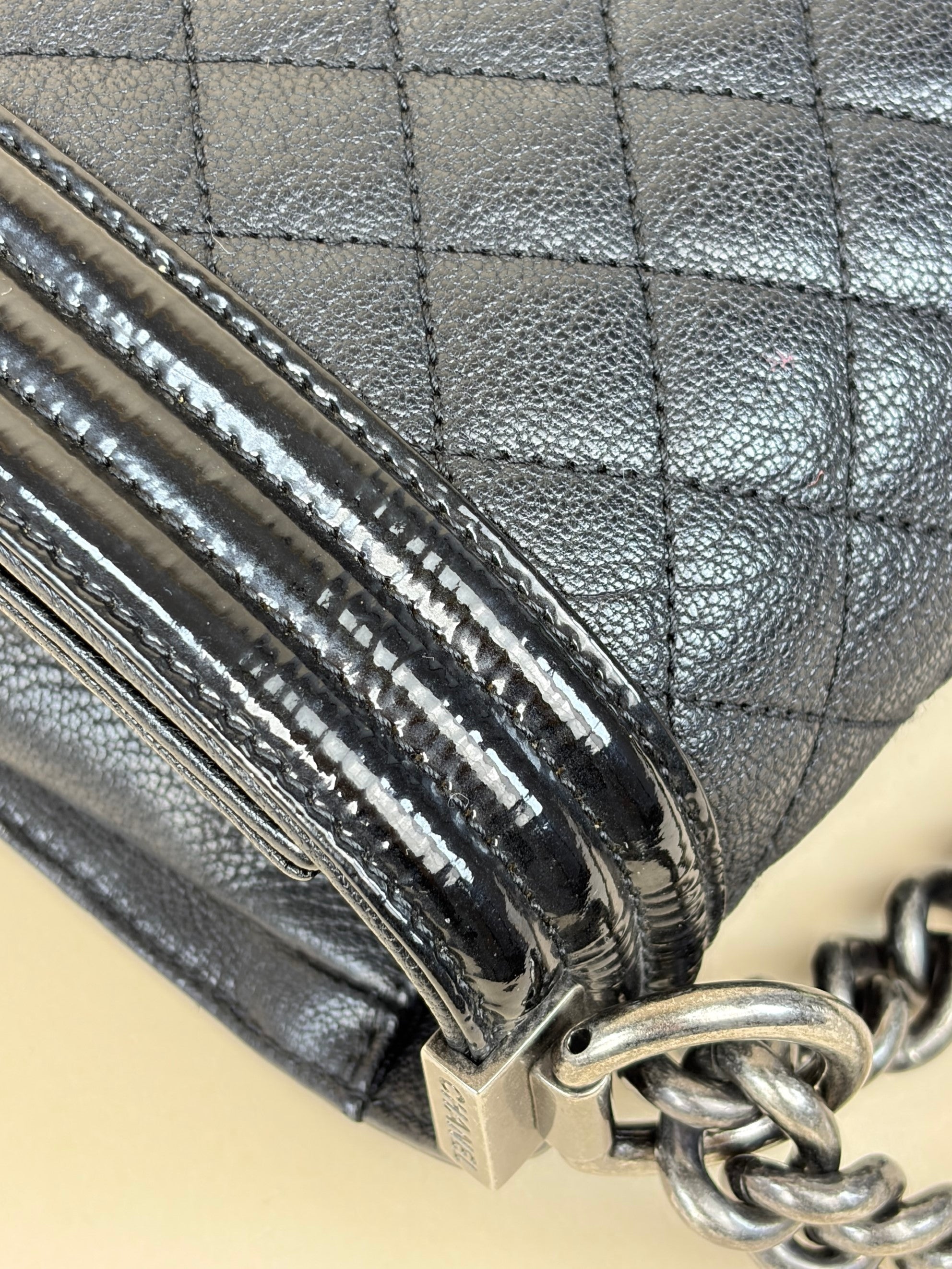 Chanel Black Boy Medium Bag