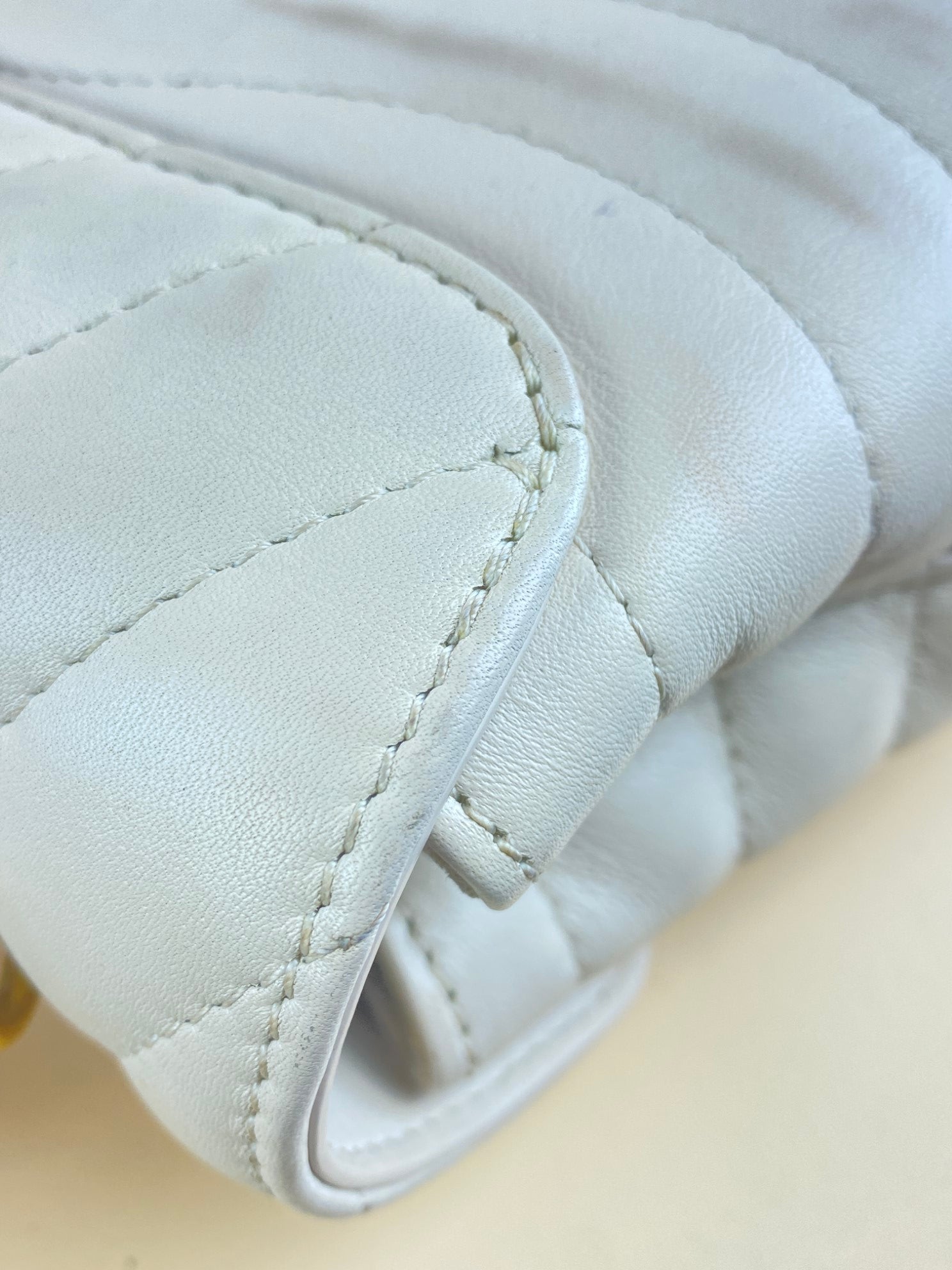 Louis Vuitton Beige Hold Me New Wave Top Handle Bag