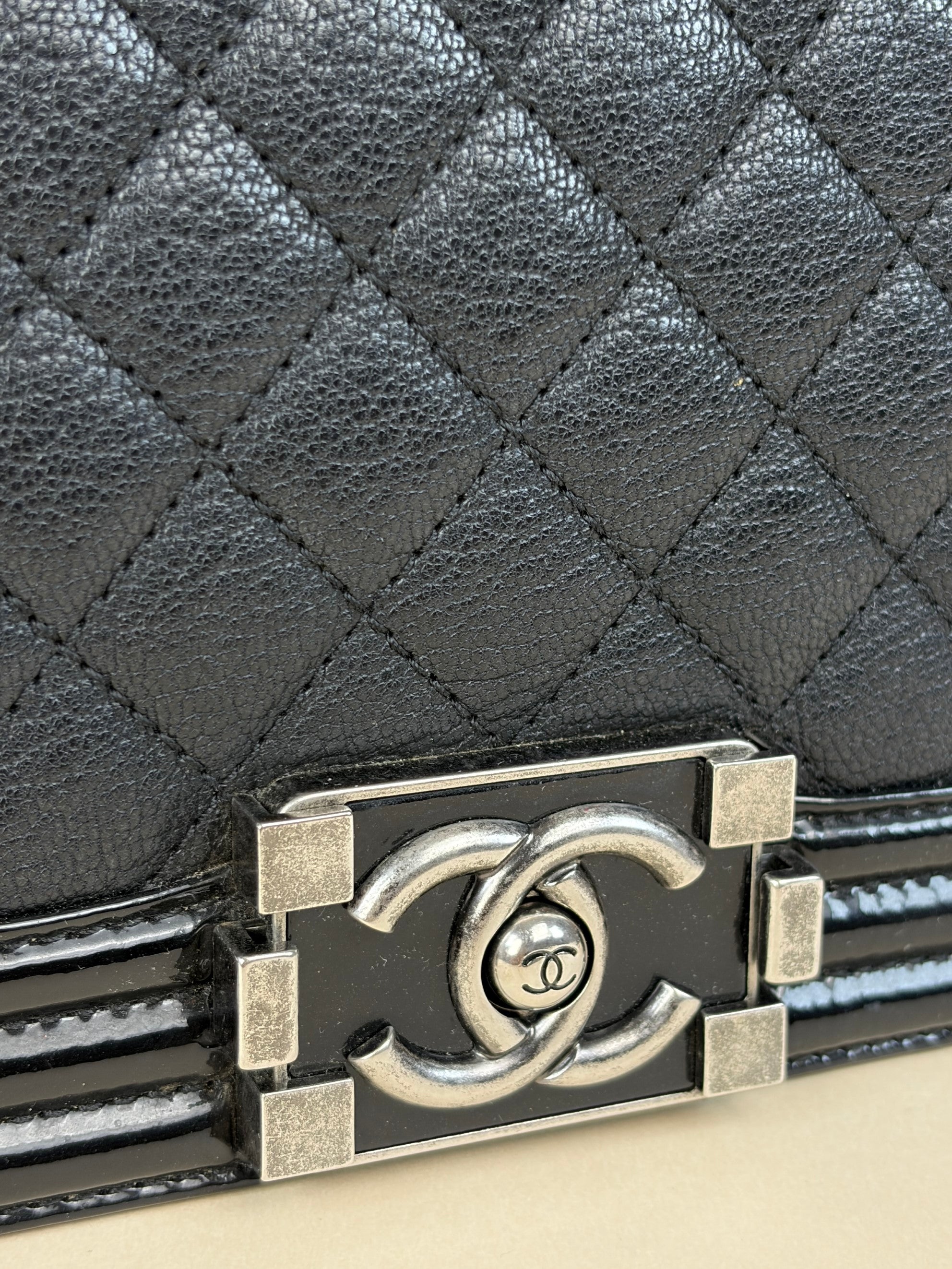 Chanel Black Boy Medium Bag